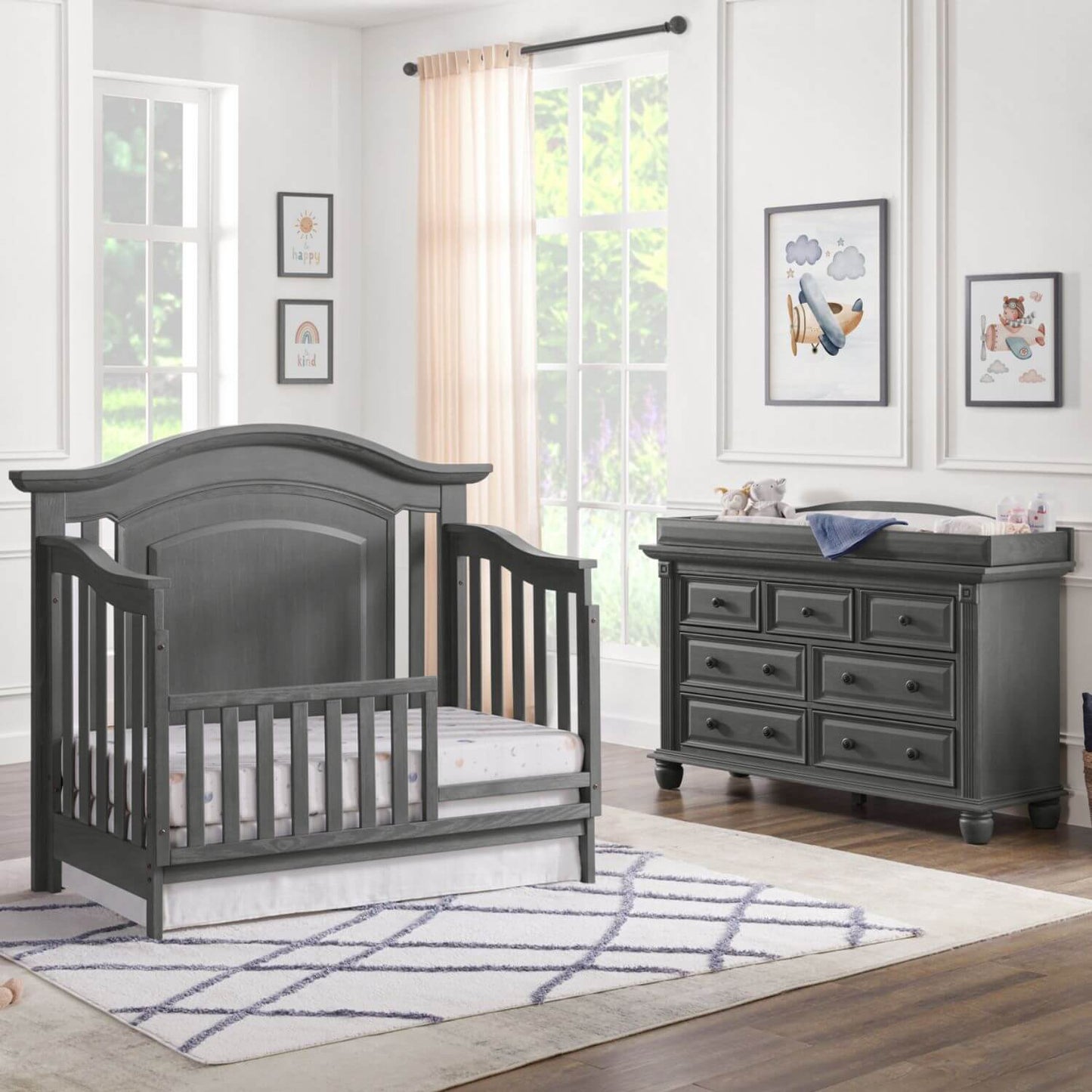 Oxford Baby London Lane Chifferobe | Arctic Gray