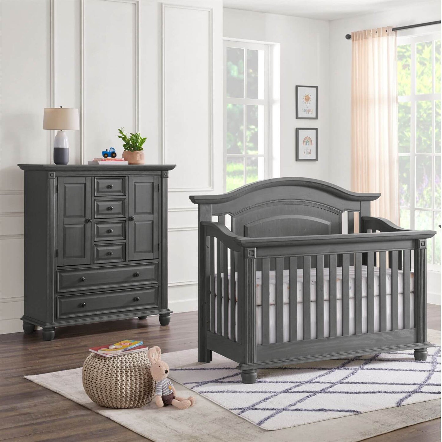 Oxford Baby London Lane Chifferobe | Arctic Gray