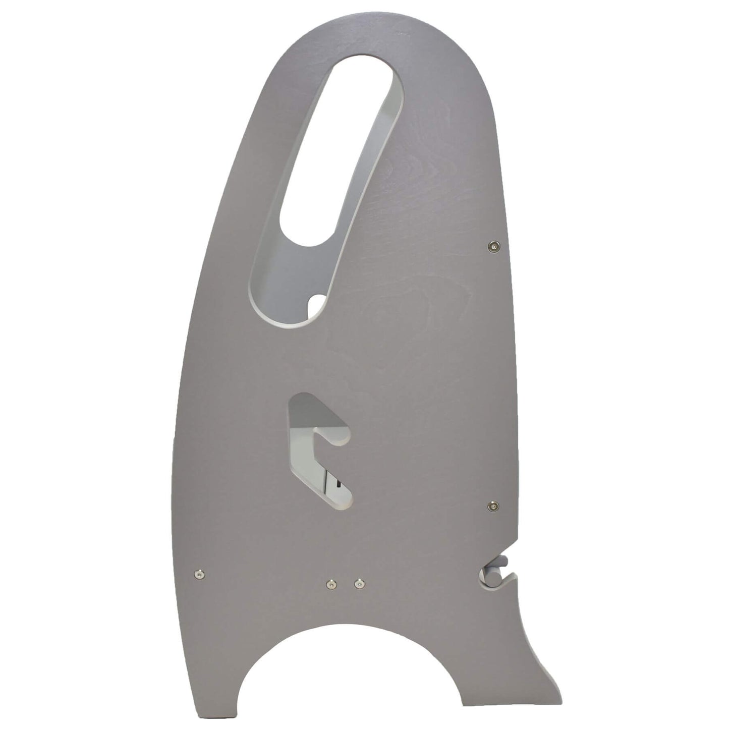 Side View of Little Partners 3-in-1 Growing Step Stool Silver