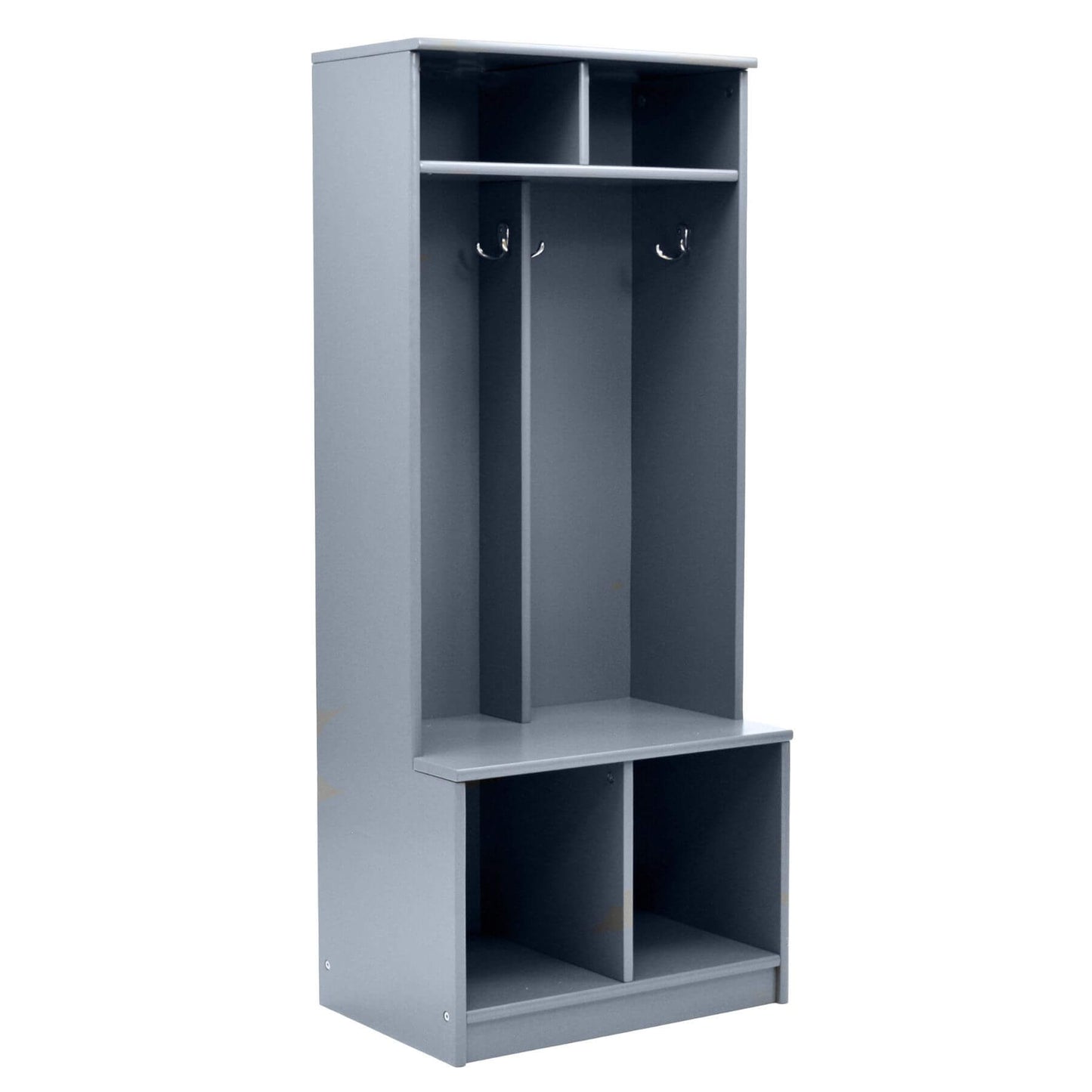 Little Partners Learn 'N Store Cubby Grey on a white background