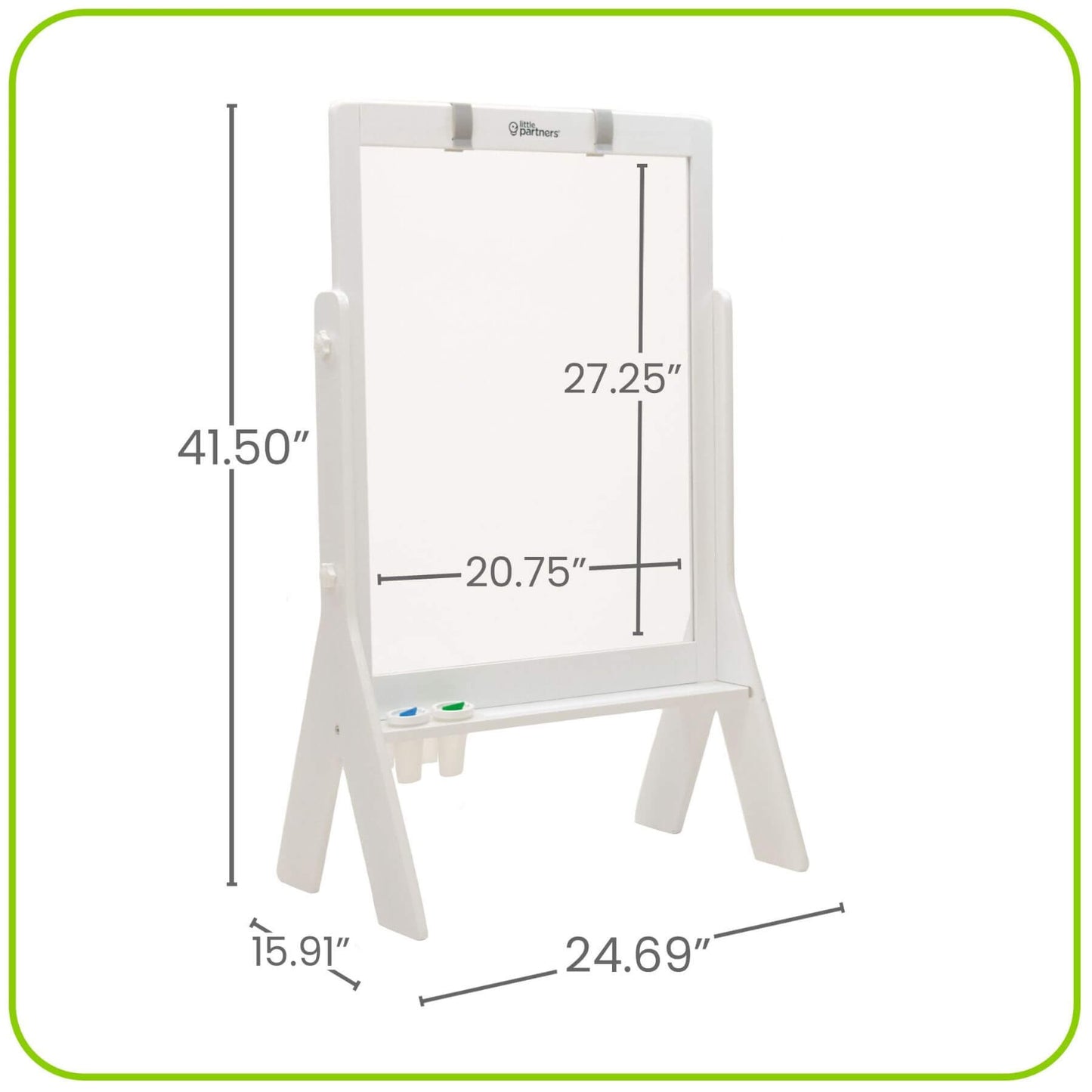 Little Partners Peek-A-Boo Easel White
