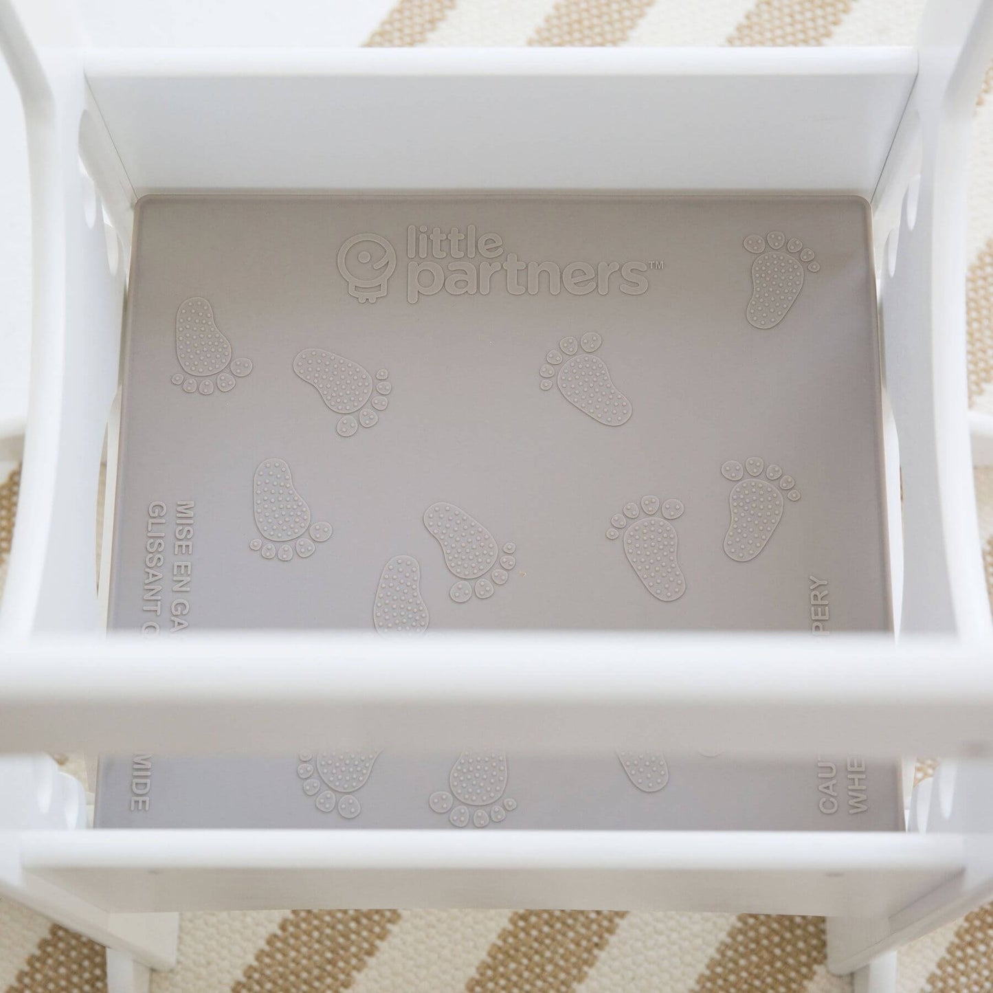 Little Partners Silicone Mat for Learning Tower Platform on a learning tower