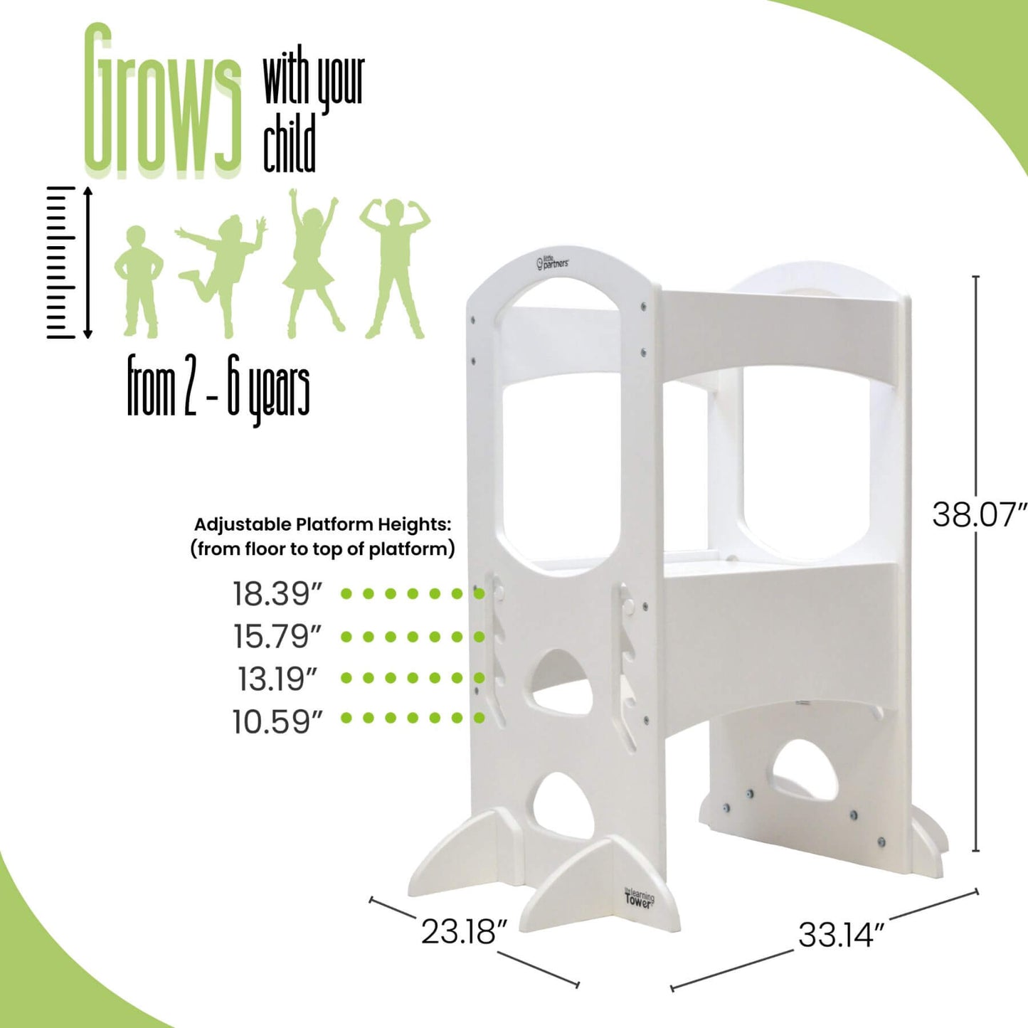 Little Partners The Learning Tower White