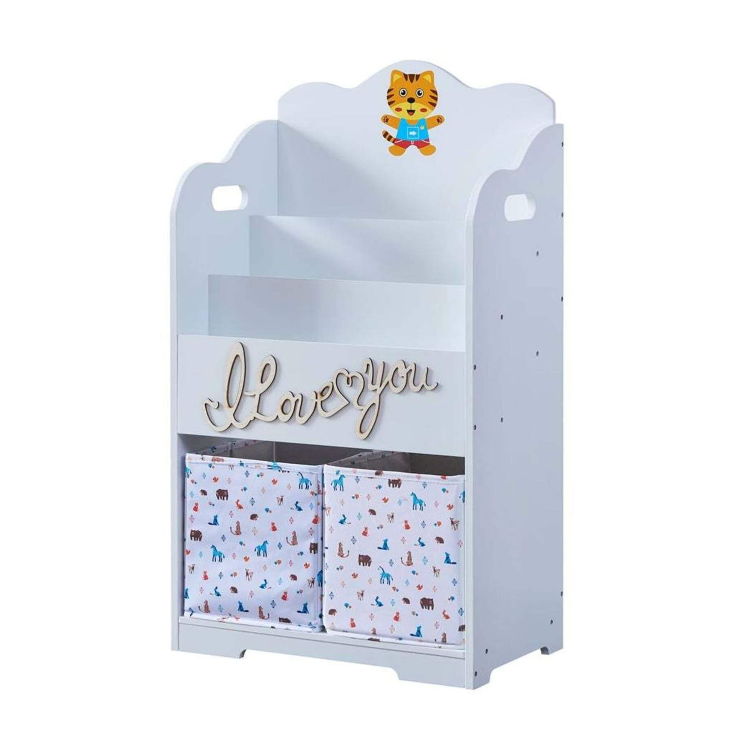 Maison Kids Bookcase with Toy Storage