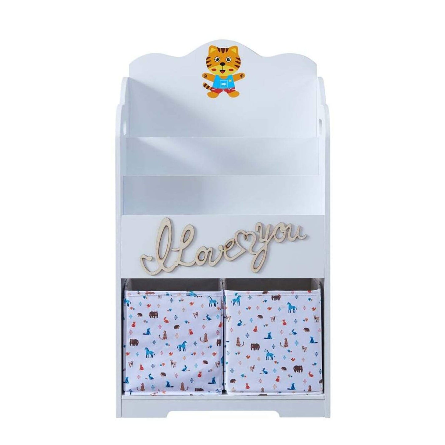 Maison Kids Bookcase with Toy Storage