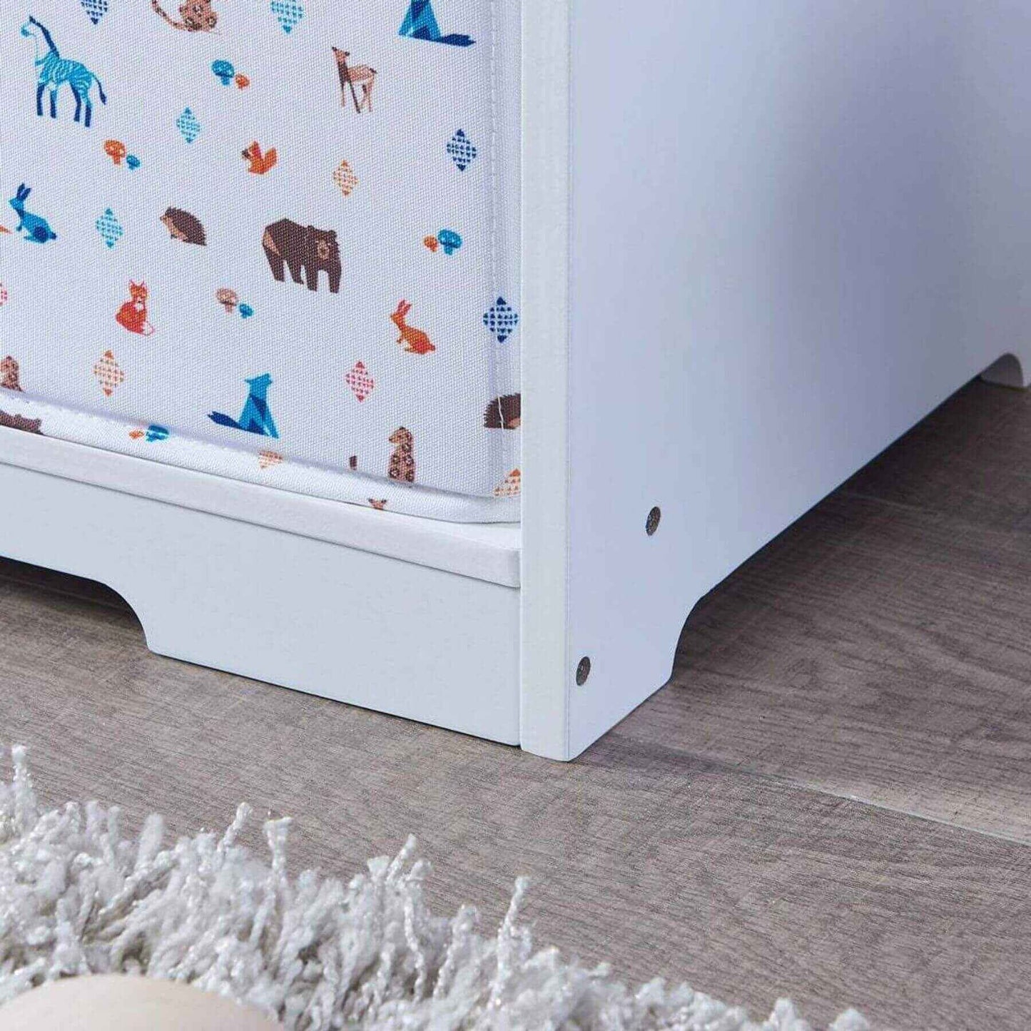 Close-up of Maison Kids Bookcase with Toy Storage
