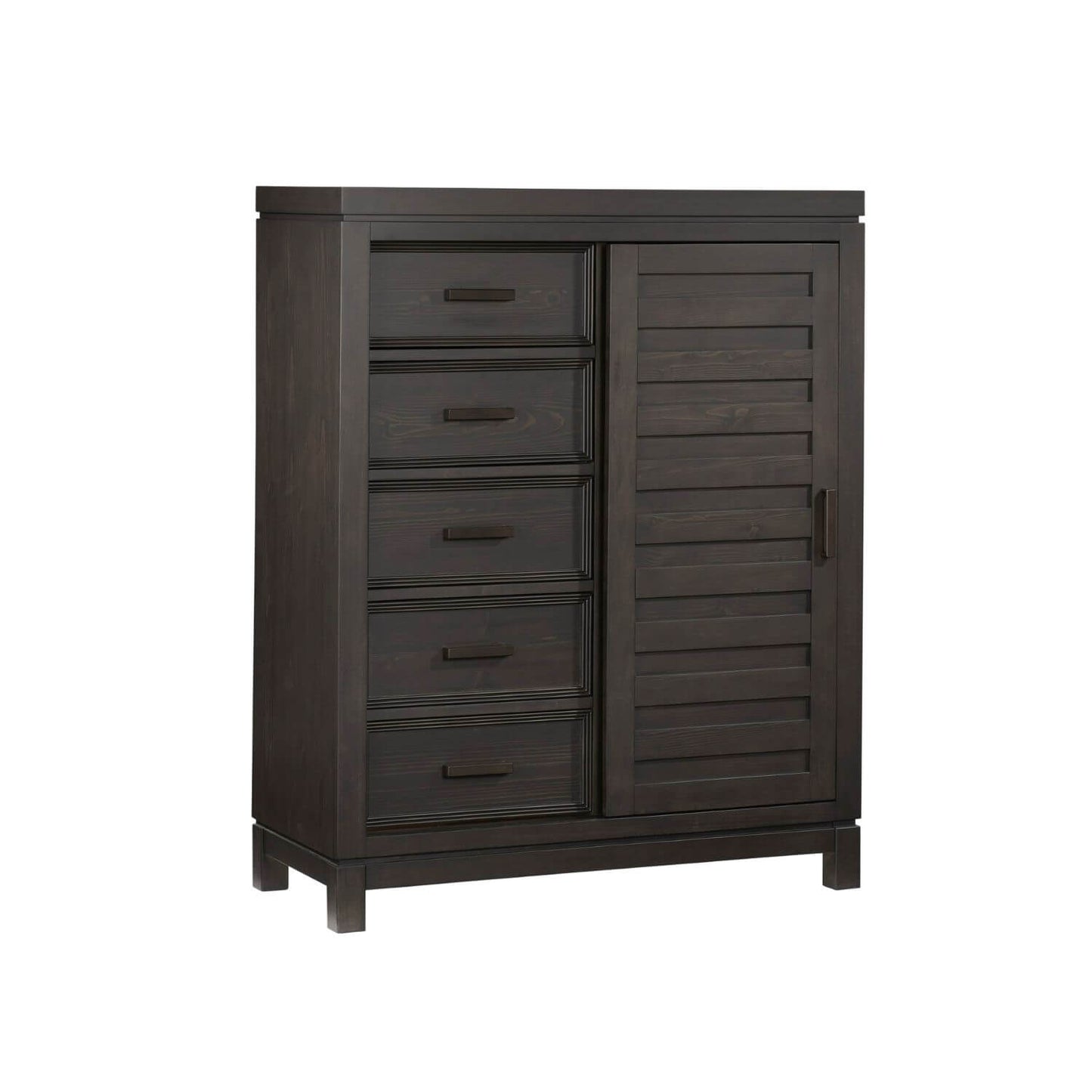 Soho Baby Manchester 5-Drawer Chifferobe | Black Iron