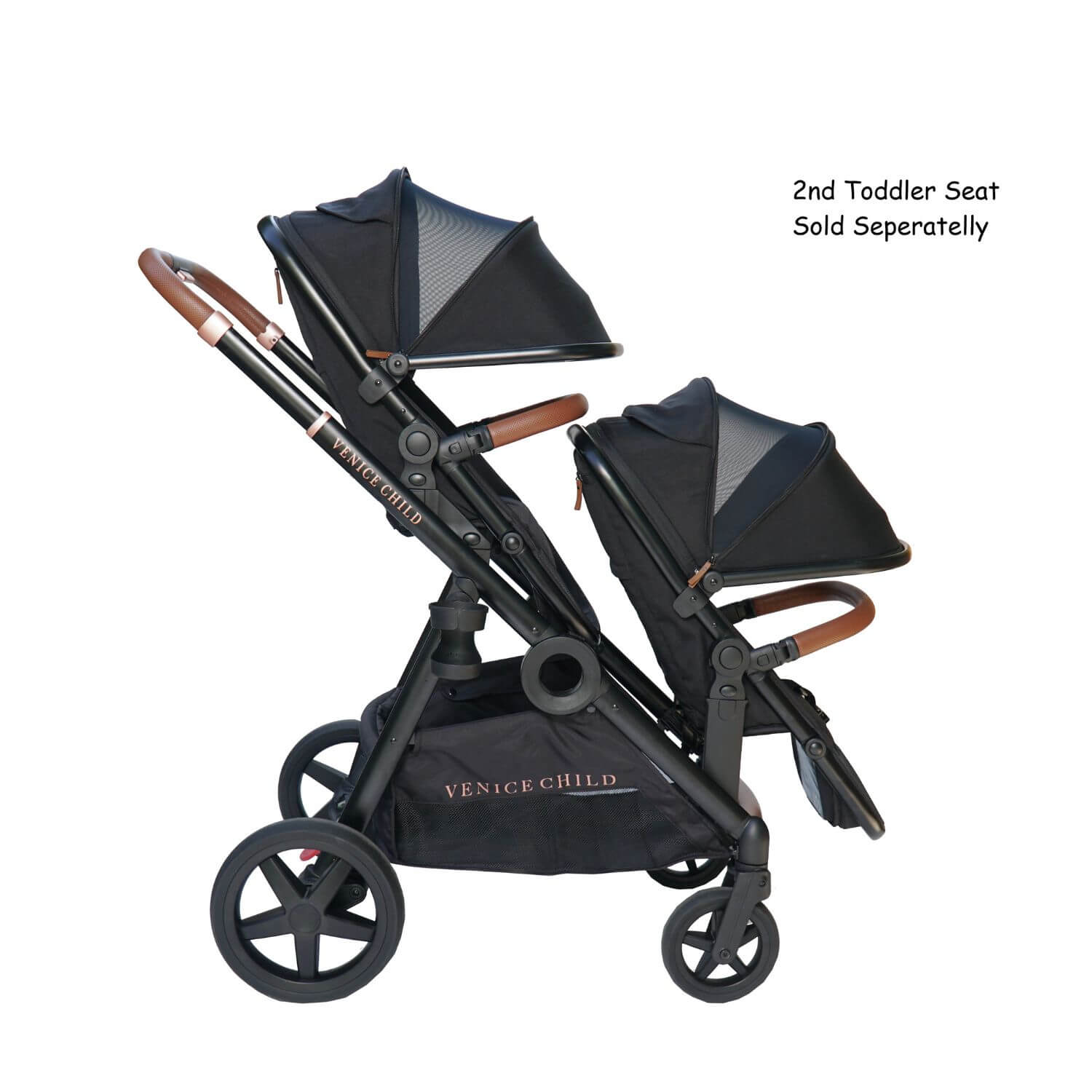 Venice Child Maverick Single to Double Stroller | Eclipse