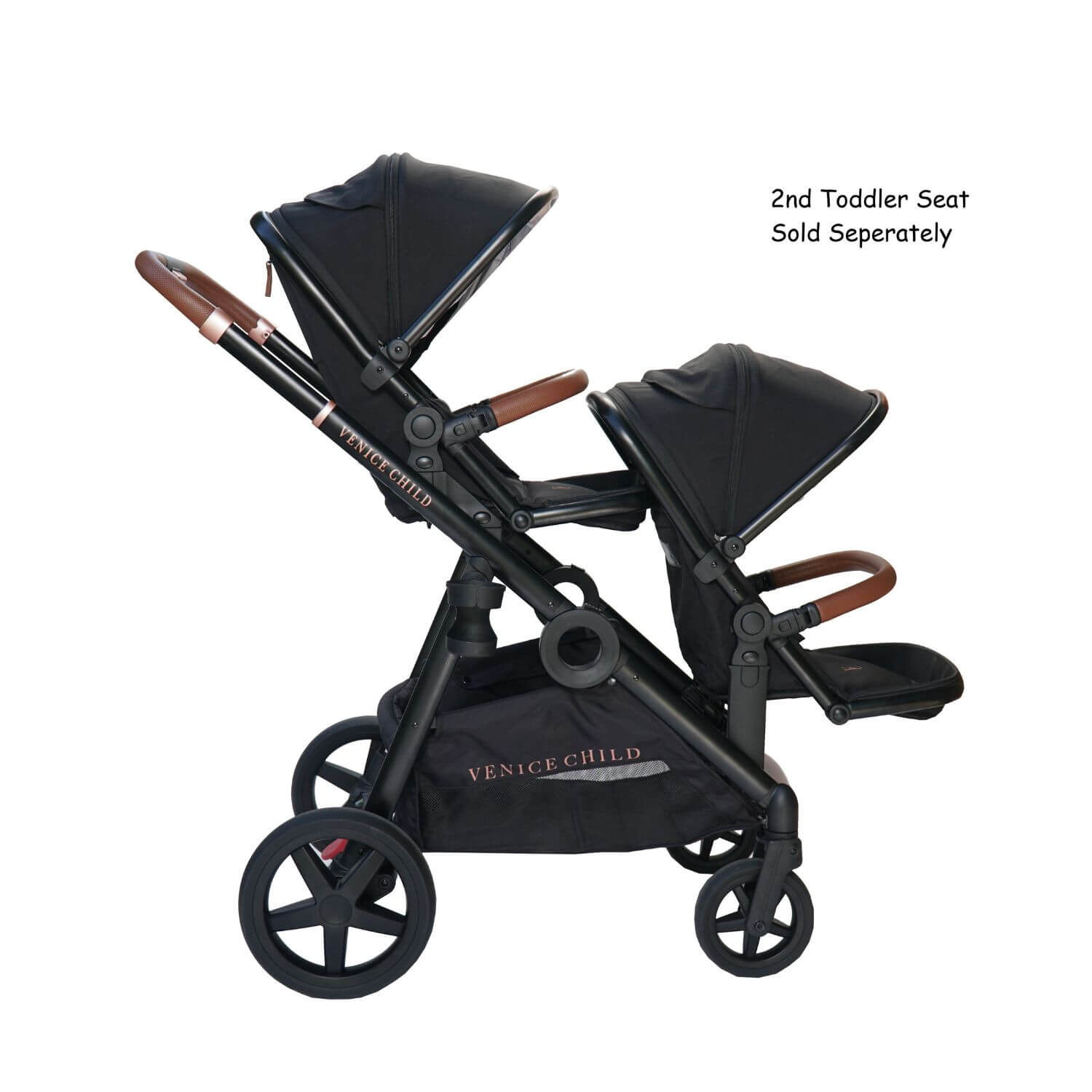Venice Child Maverick Single to Double Stroller | Eclipse