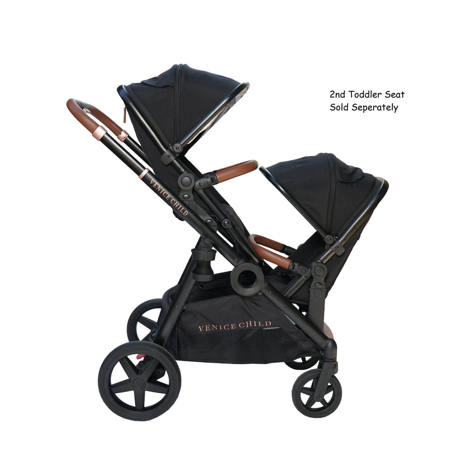 Venice Child Maverick Single to Double Stroller | Eclipse