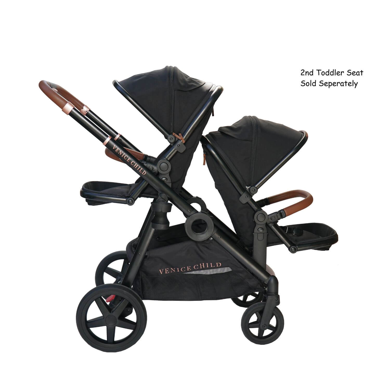 Venice Child Maverick Single to Double Stroller | Eclipse