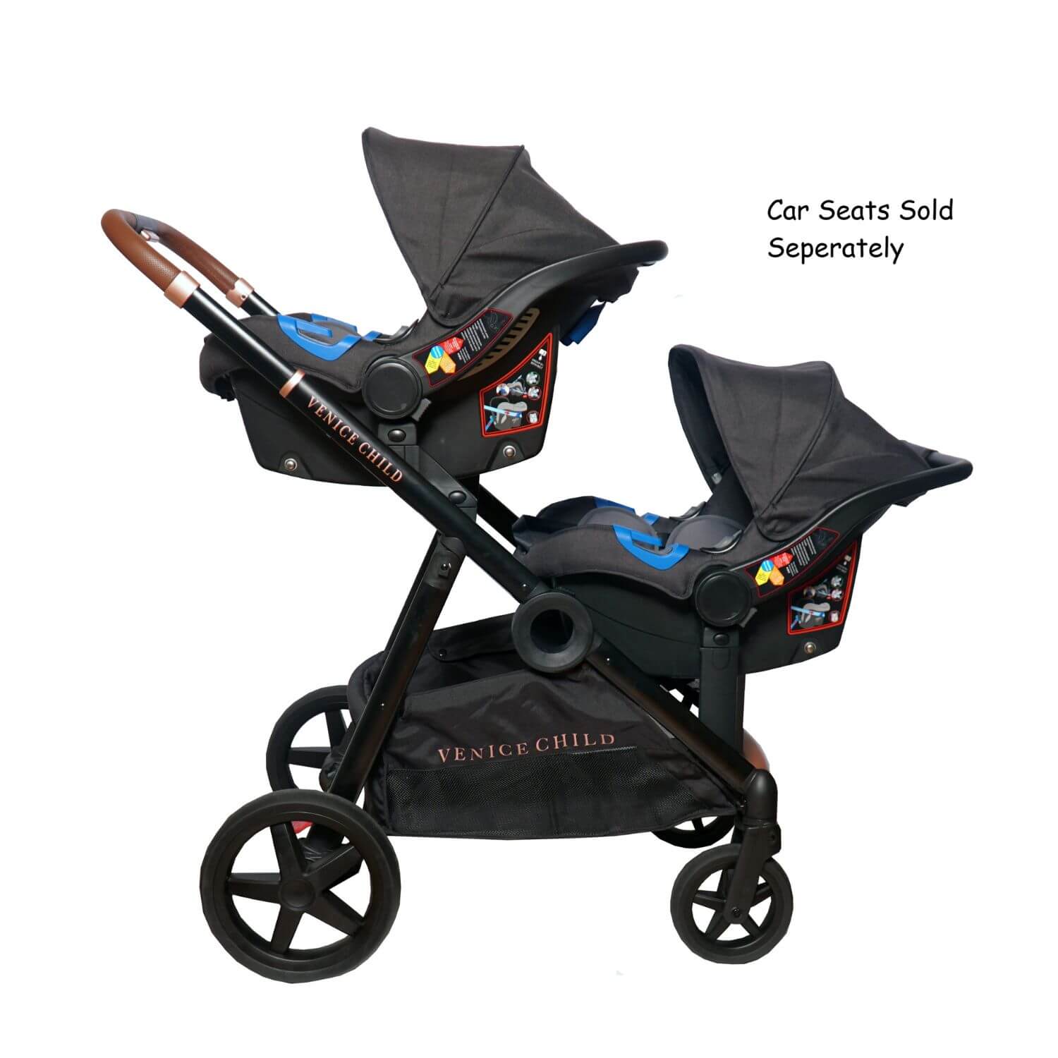 Venice Child Maverick Single to Double Stroller | Eclipse