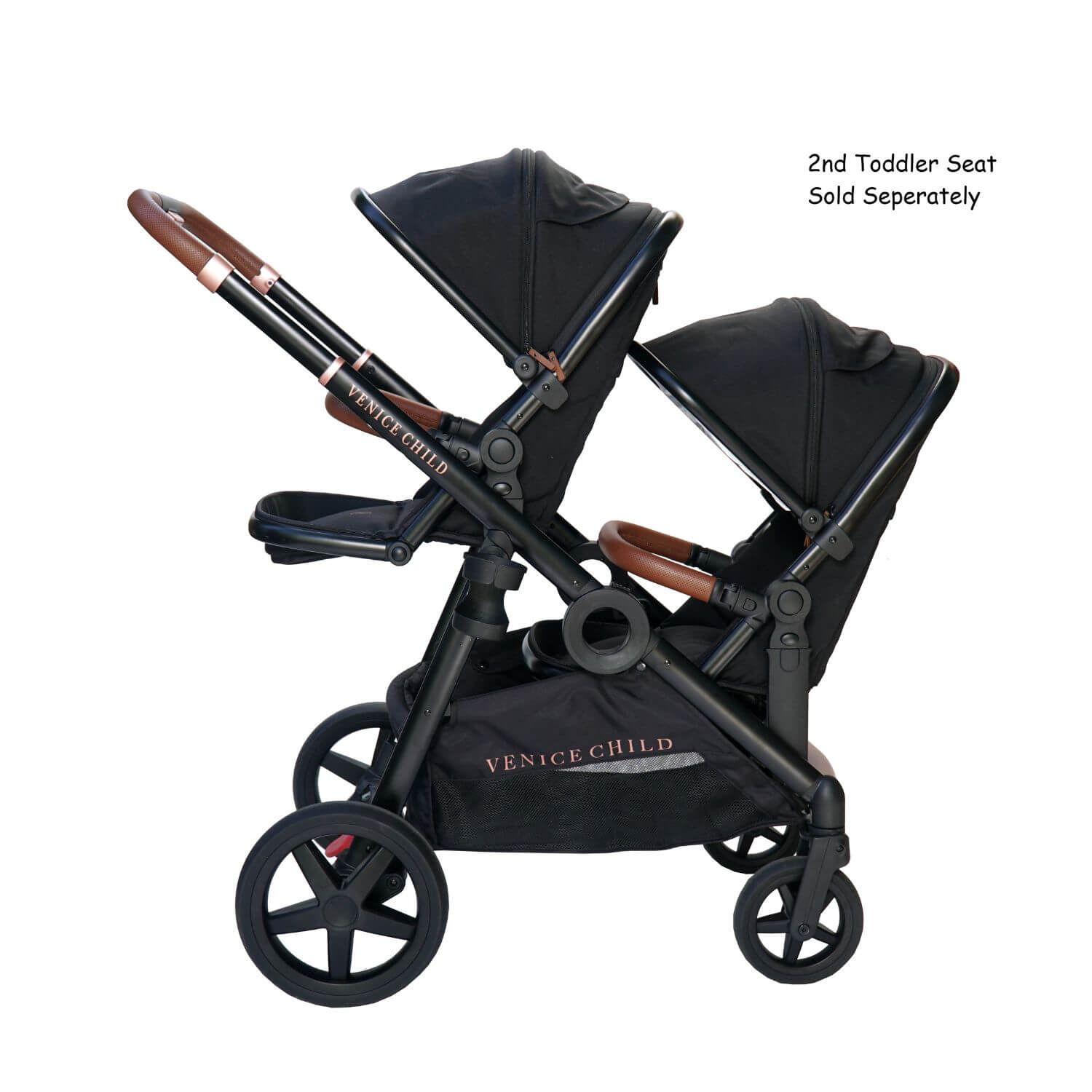 Venice Child Maverick Single to Double Stroller | Eclipse