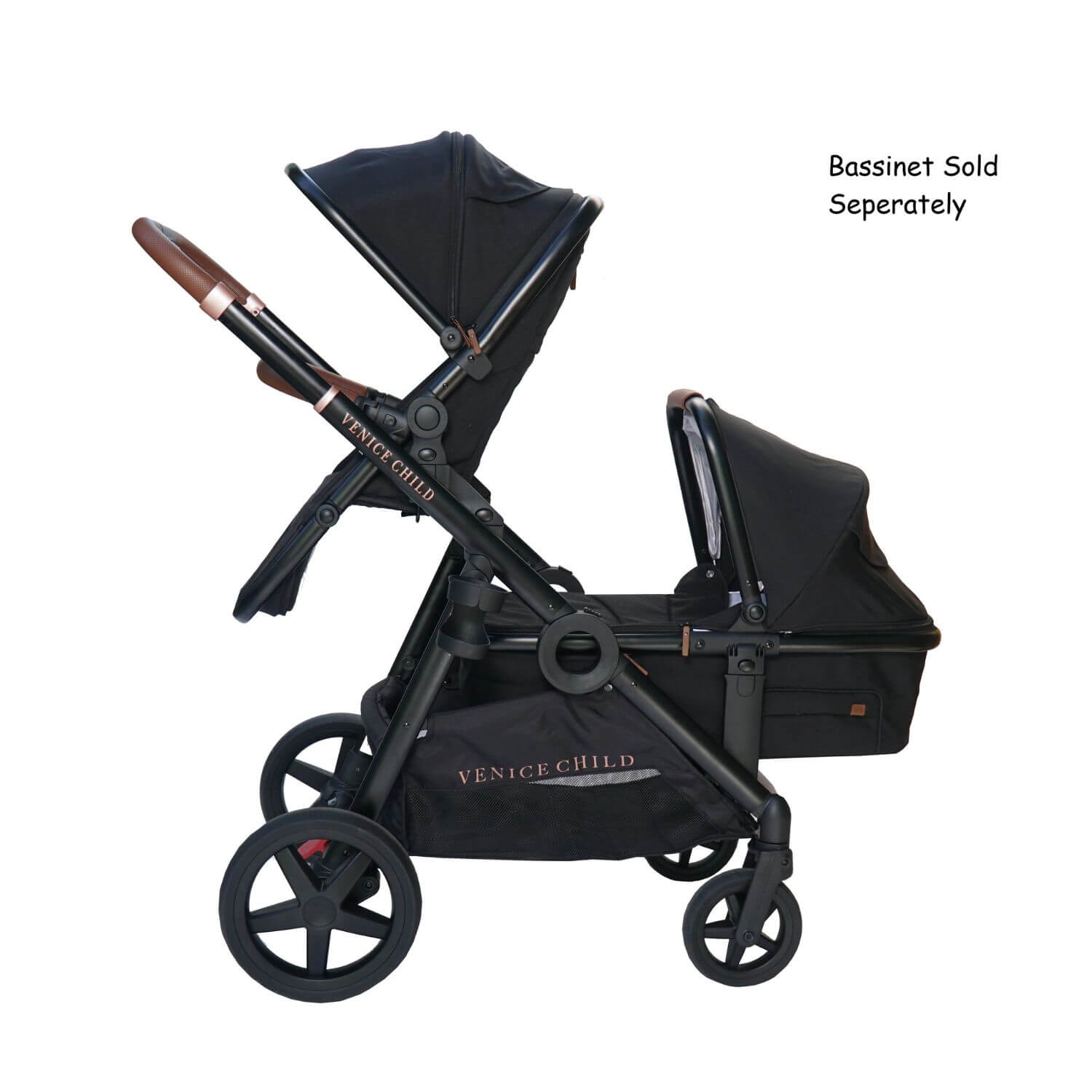 Venice Child Maverick Single to Double Stroller | Eclipse