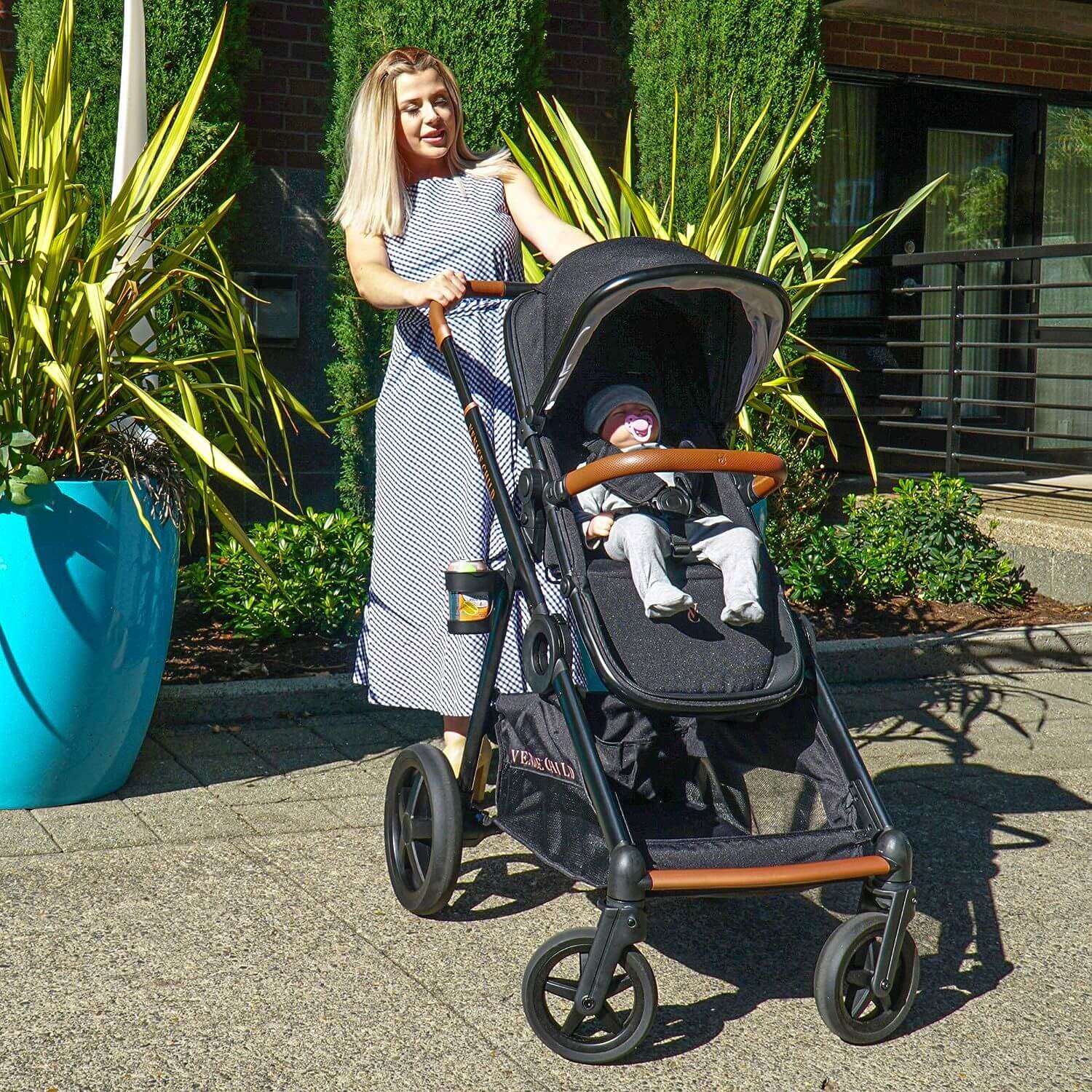 Venice Child Maverick Single to Double Stroller | Eclipse
