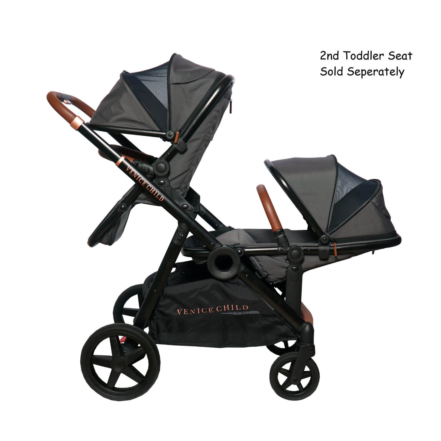 Venice Child Maverick Single to Double Stroller | Twilight