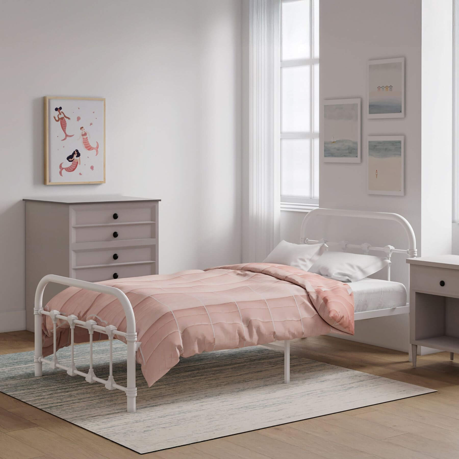 Busy Kids Furniture Melissa Twin Bed White