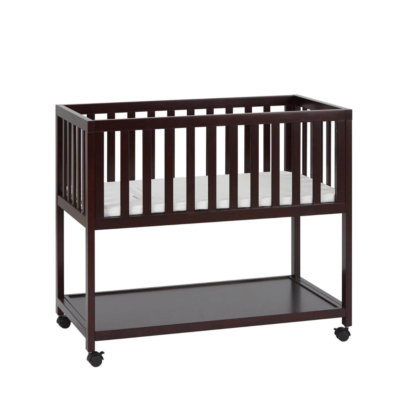 AFG Mila Wooden Portable Bassinet with Mattress Pad Espresso
