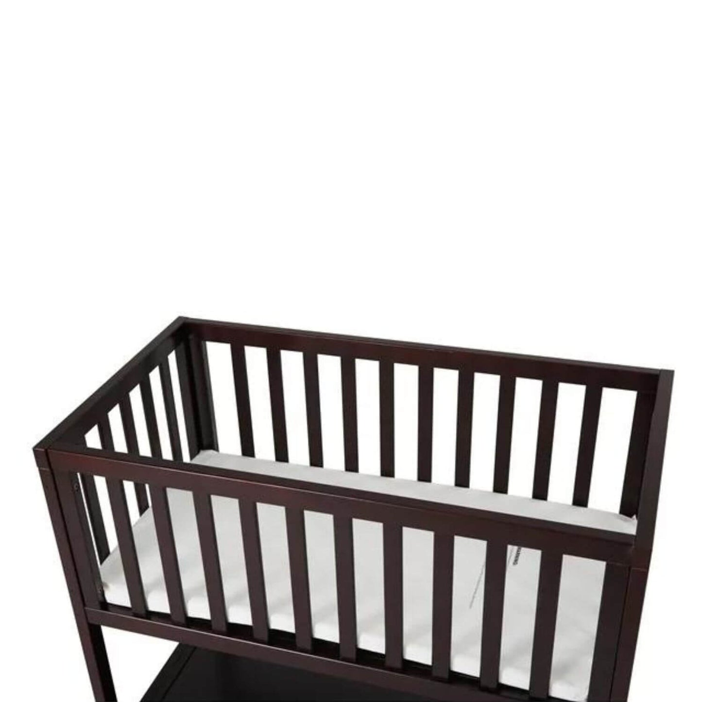 AFG Mila Wooden Portable Bassinet with Mattress Pad Espresso