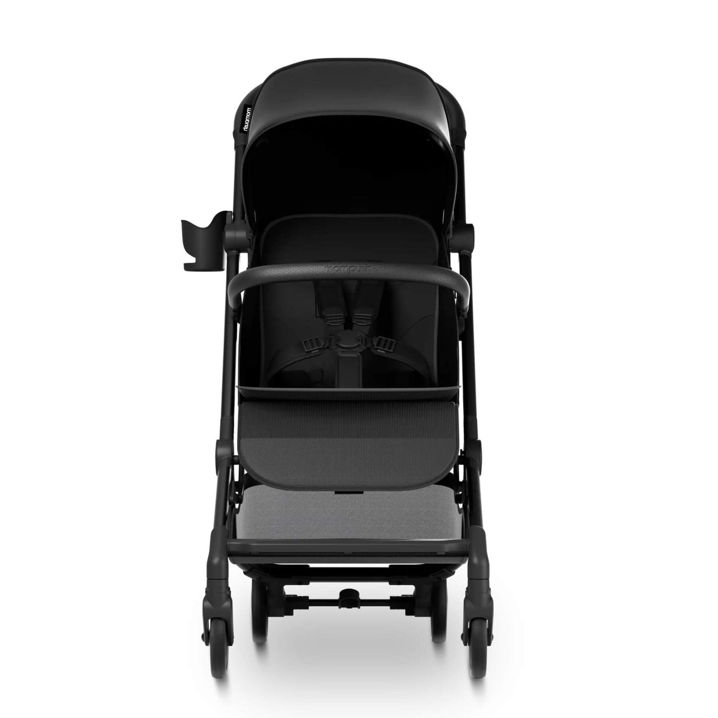 Front View of Mompush Velo Black
