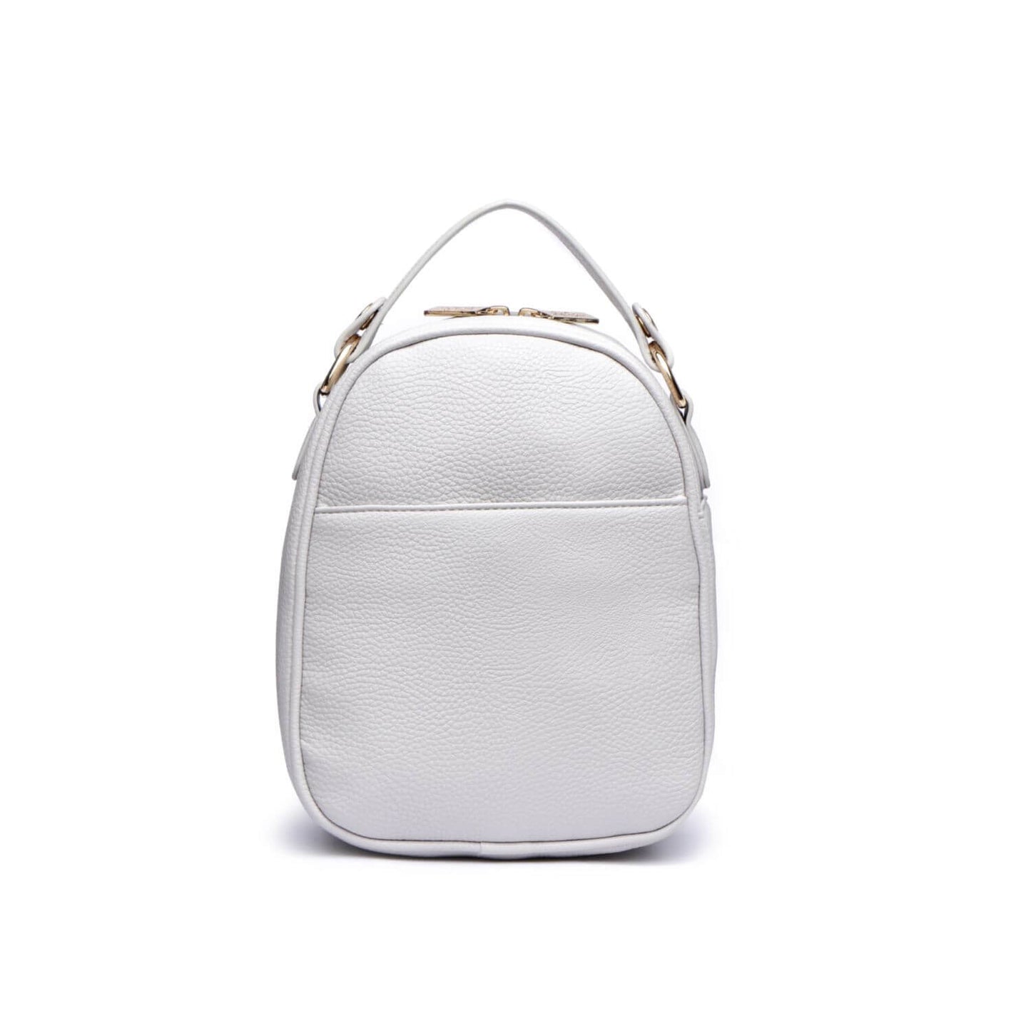 Back View of Luli Bebé Monaco Snack Bag | Stone Grey