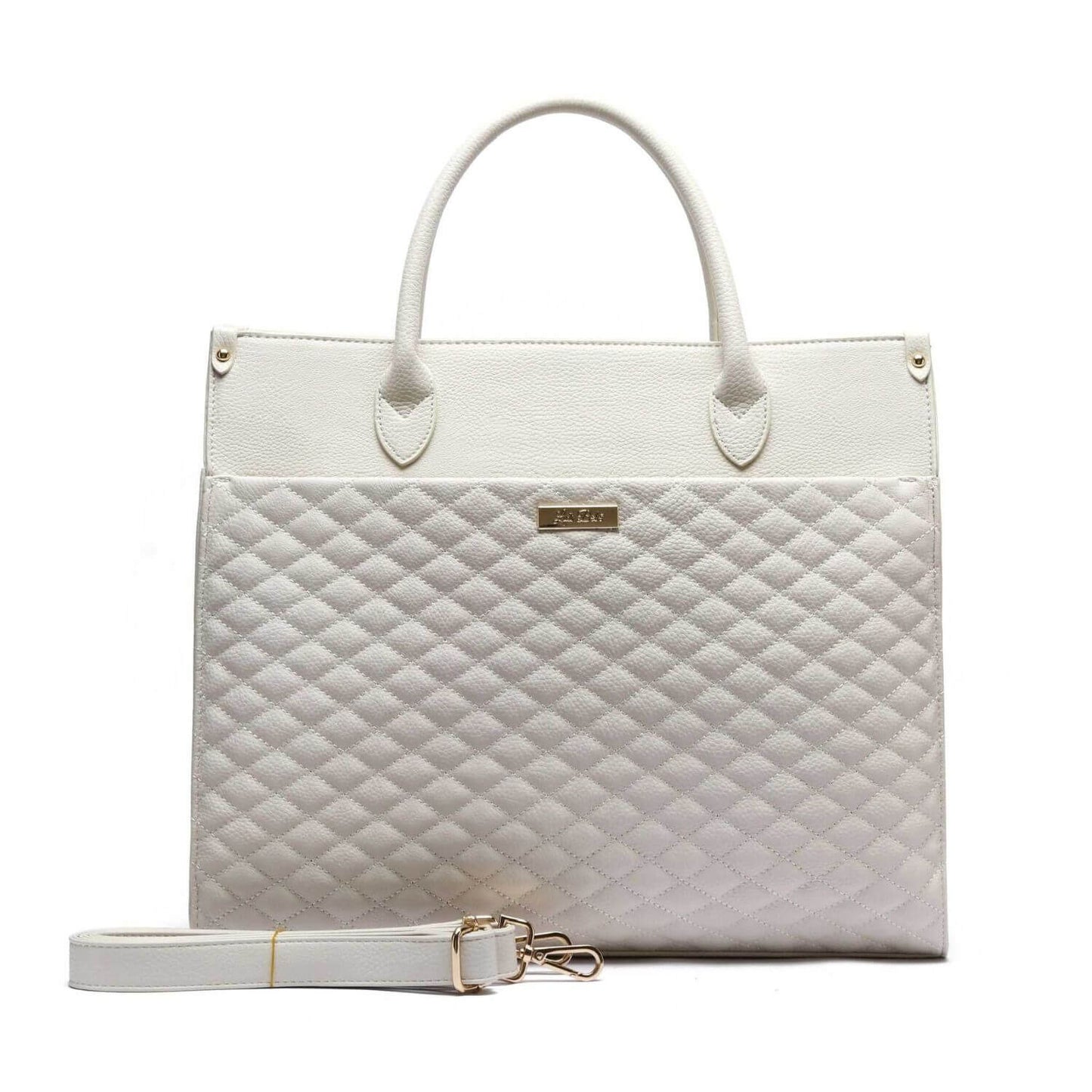 Luli Bebé Monaco Tote Bag | Pearl White