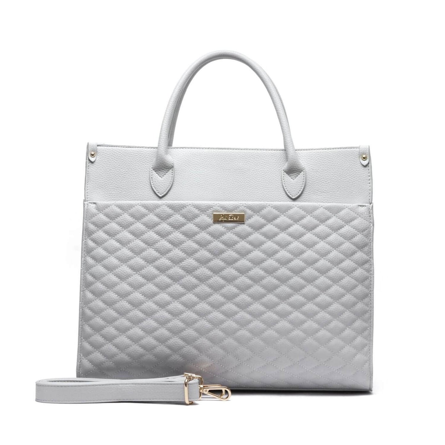 Luli Bebé Monaco Tote Bag | Stone Grey