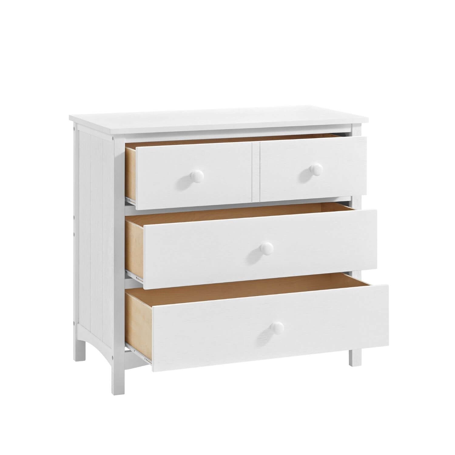Oxford Baby Montauk 3-Drawer Dresser | Barn White