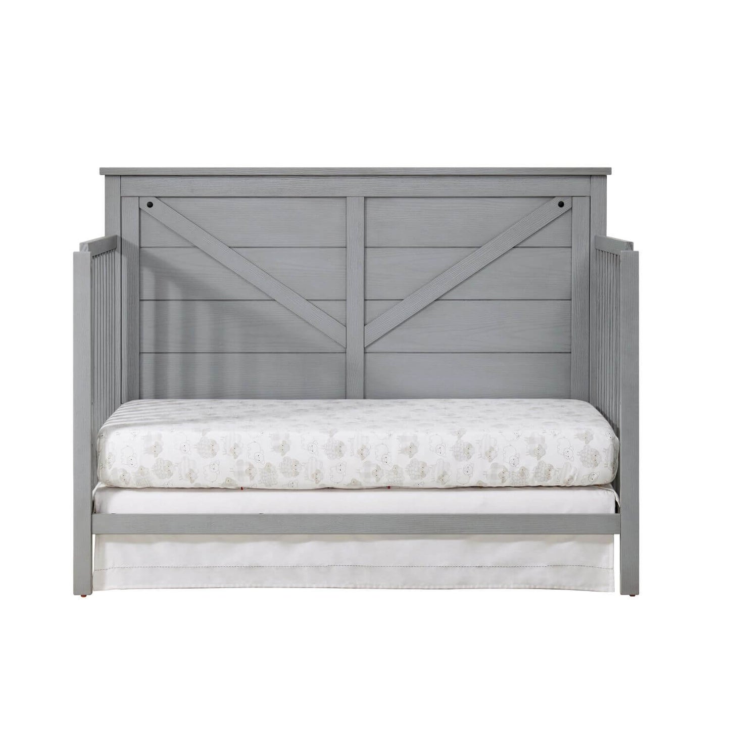 Oxford Baby Montauk 4-in-1 Convertible Crib | Farmhouse Gray
