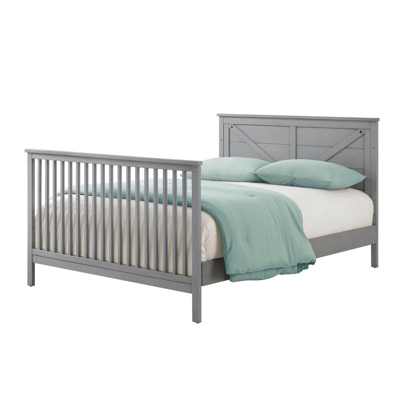 Oxford Baby Montauk Full Bed Conversion Kit | Farmhouse Gray