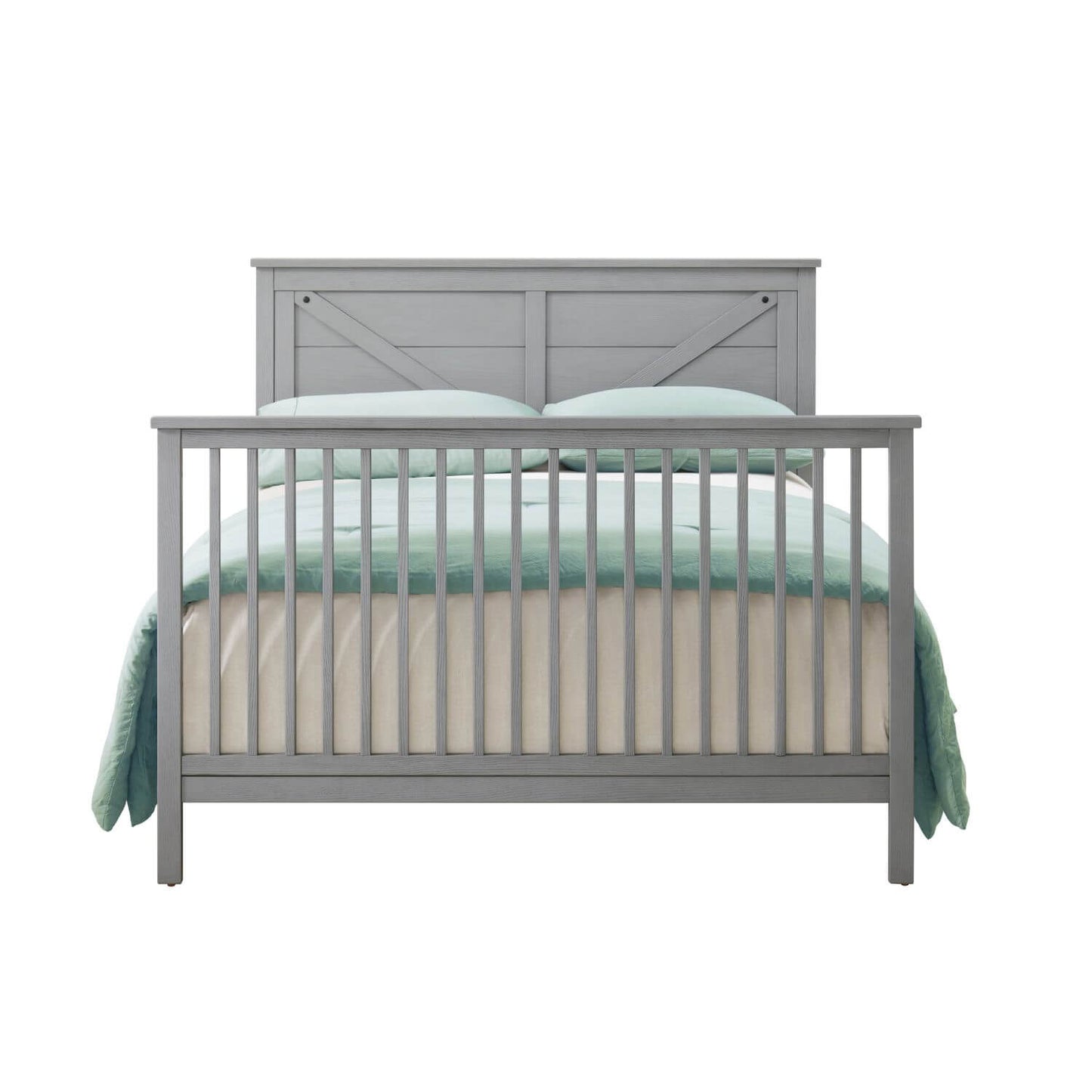 Oxford Baby Montauk Full Bed Conversion Kit | Farmhouse Gray