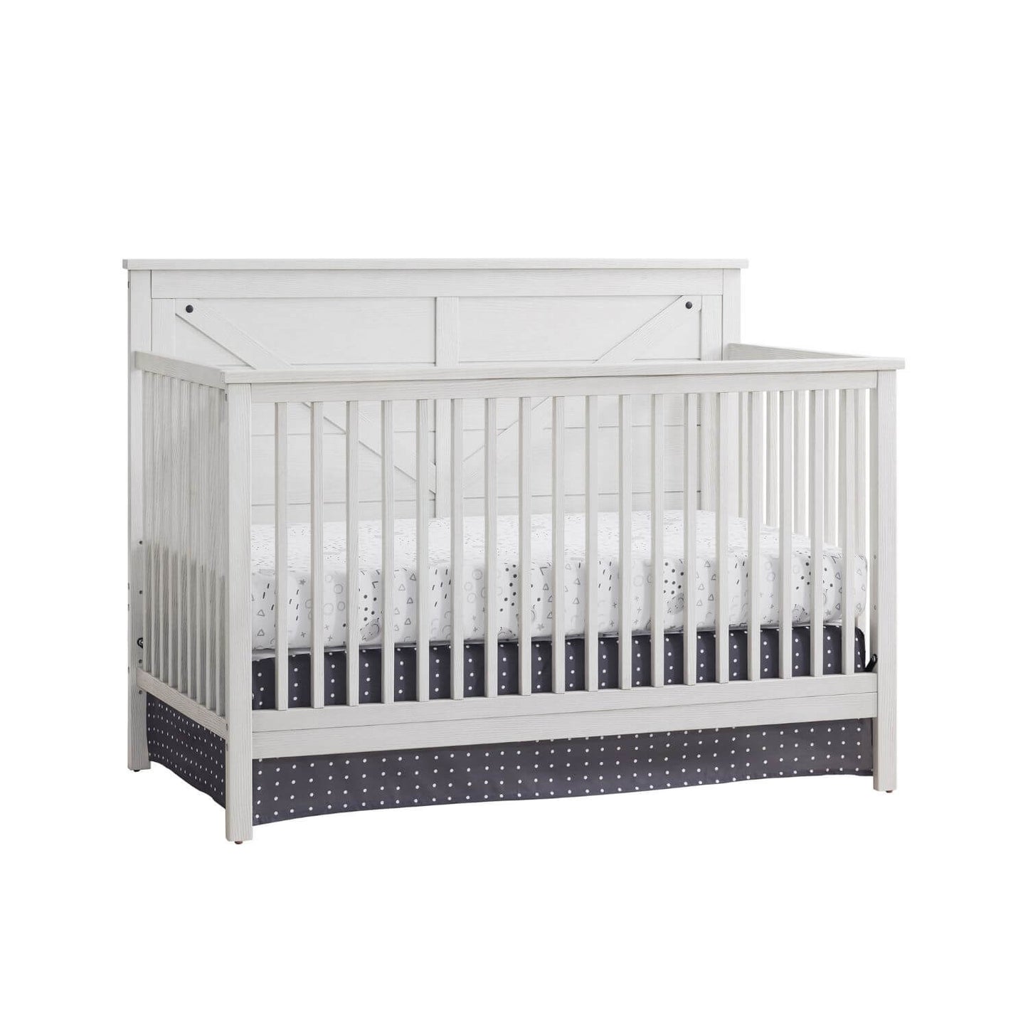 Oxford Baby Montauk 4-in-1 Convertible Crib | Barn White