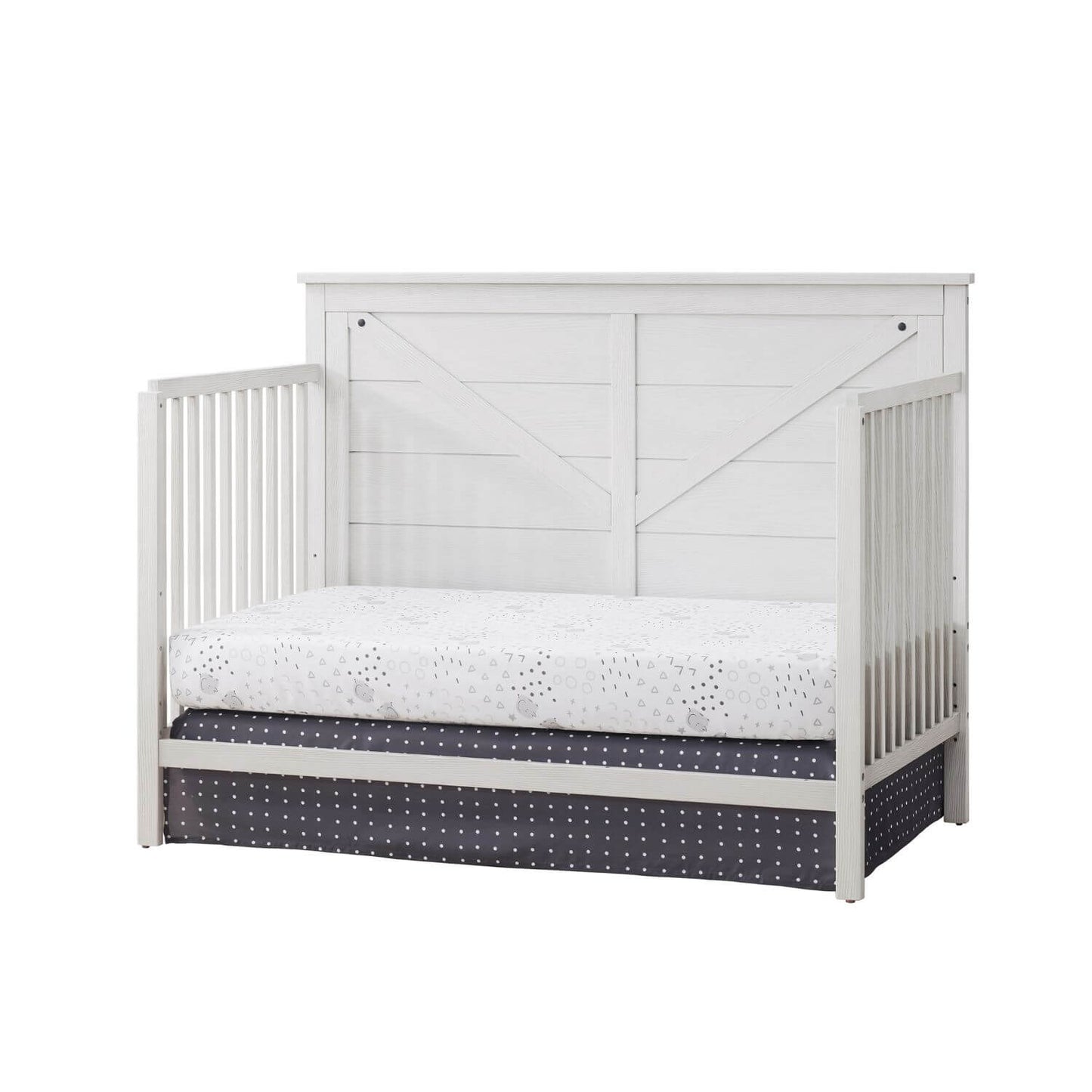 Oxford Baby Montauk 4-in-1 Convertible Crib | Barn White