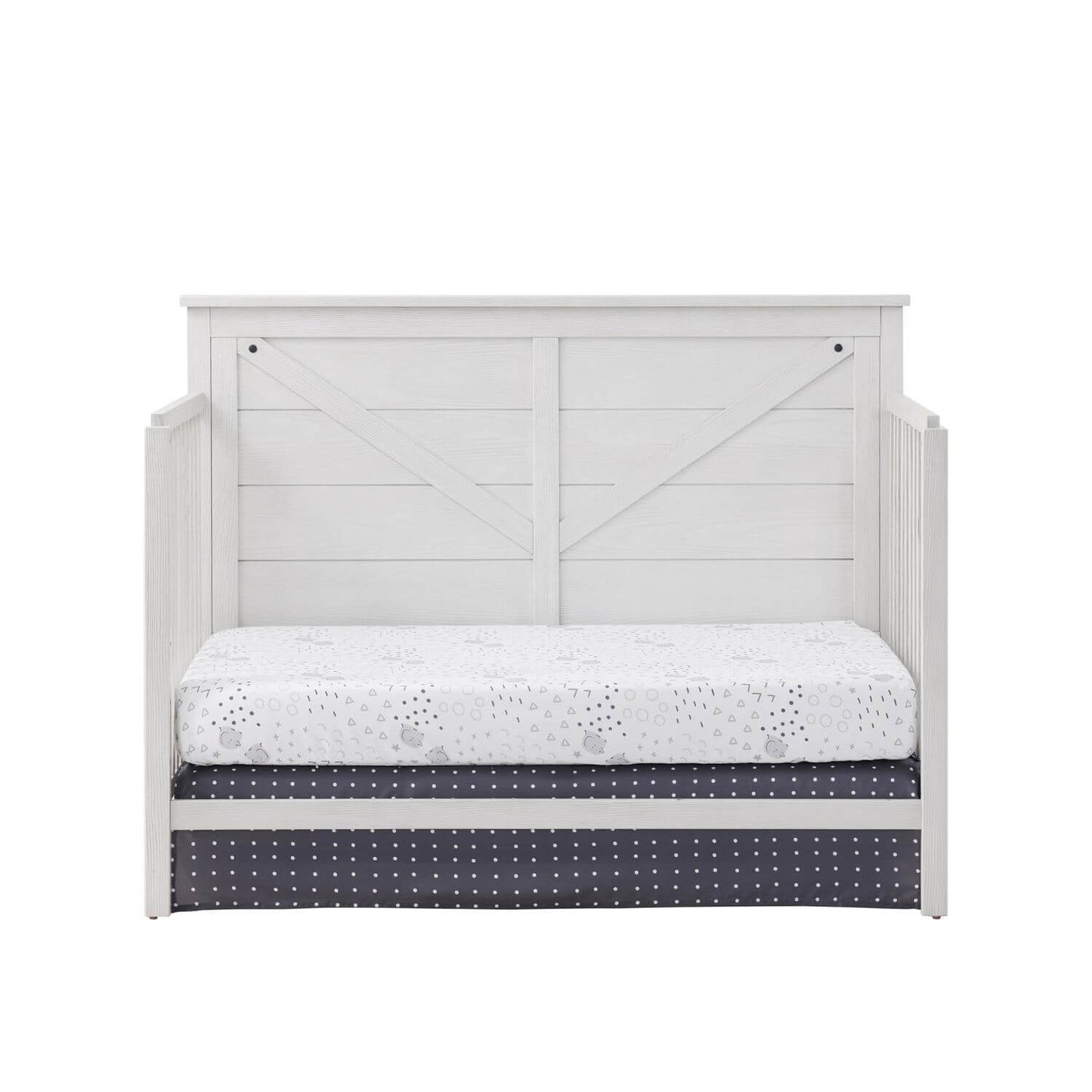 Oxford Baby Montauk 4-in-1 Convertible Crib | Barn White