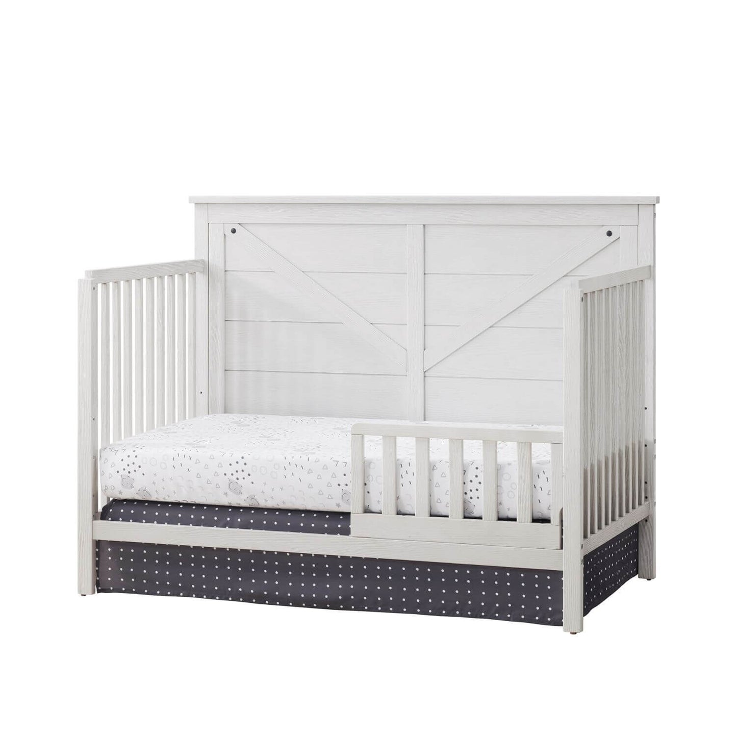 Oxford Baby Montauk 4-in-1 Convertible Crib | Barn White