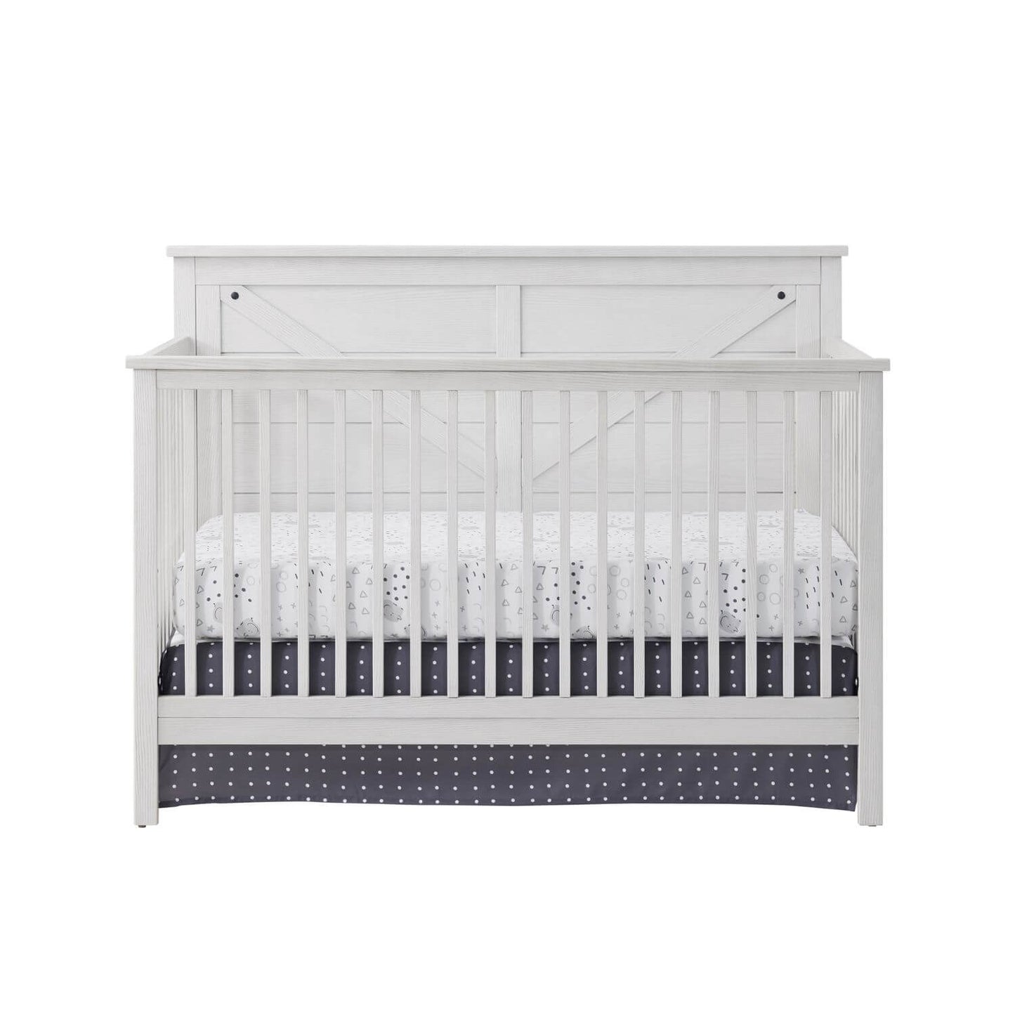 Oxford Baby Montauk 4-in-1 Convertible Crib | Barn White
