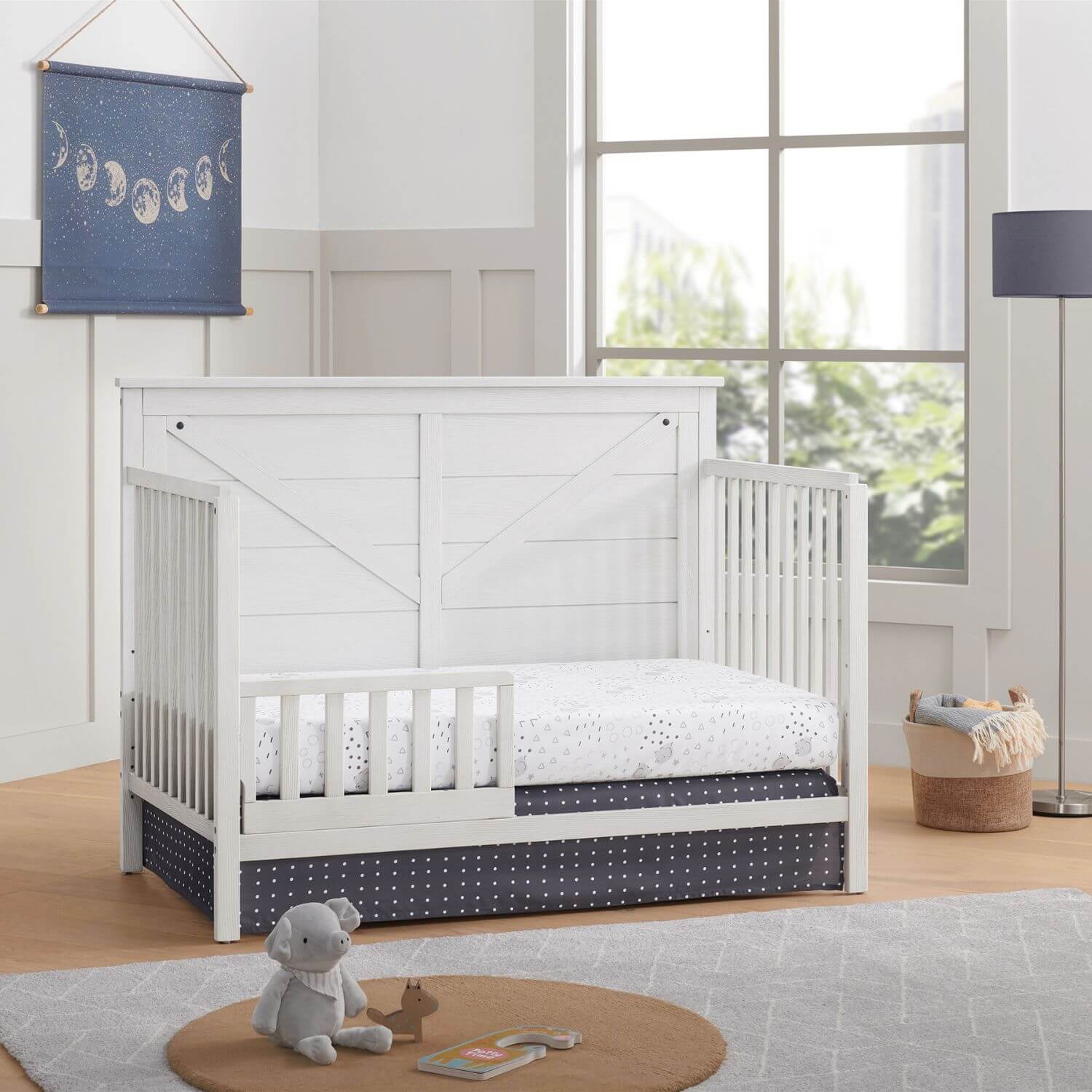 Oxford Baby Montauk Guard Rail | Barn White