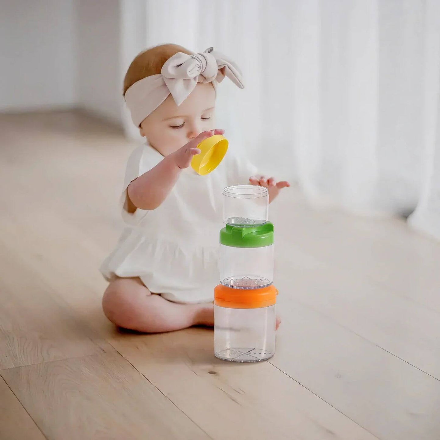 Baby Playing Tiny Land® Montessori Toys Set for Infants