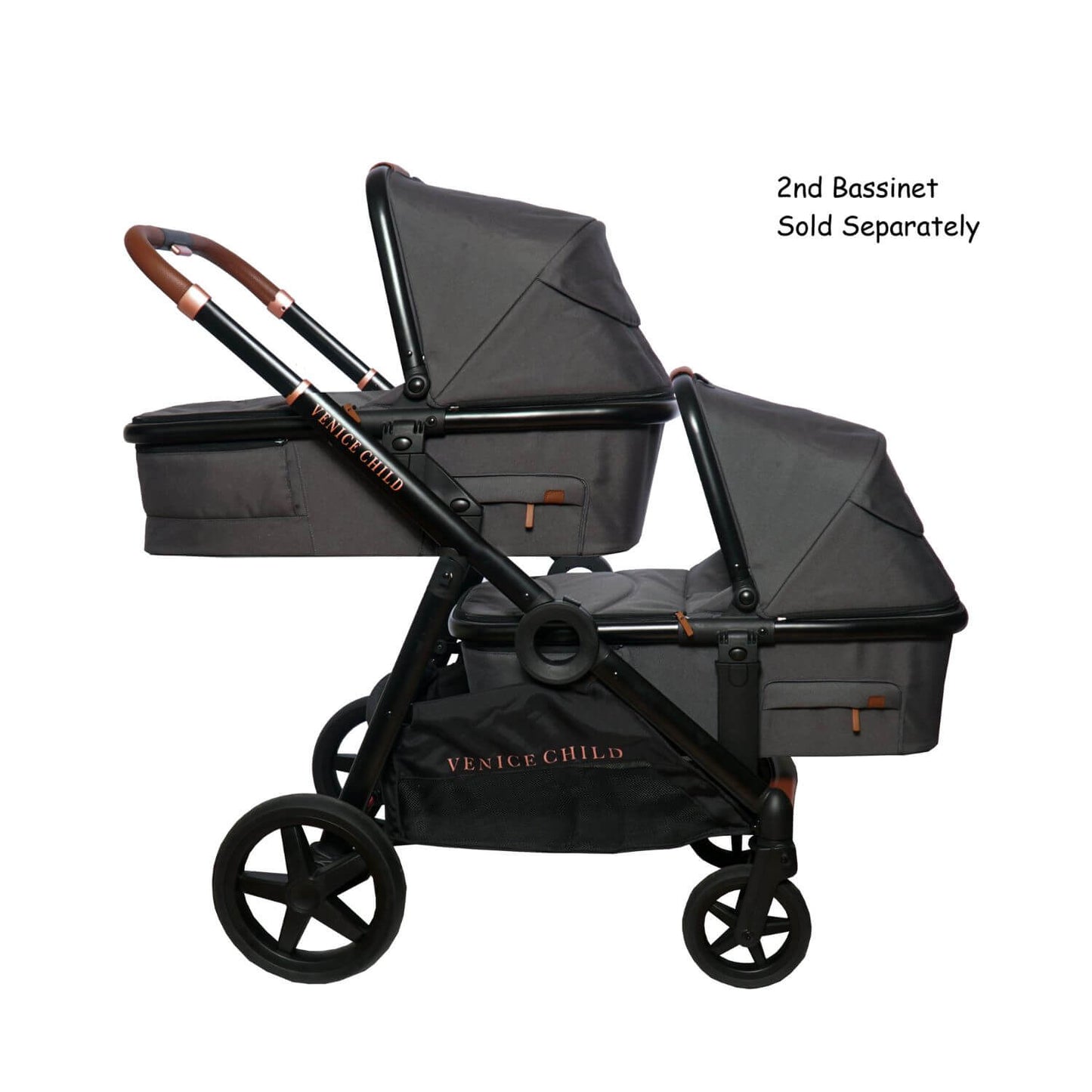 Venice Child Maverick Stroller & Bassinet | Twilight - w/ two bassinets