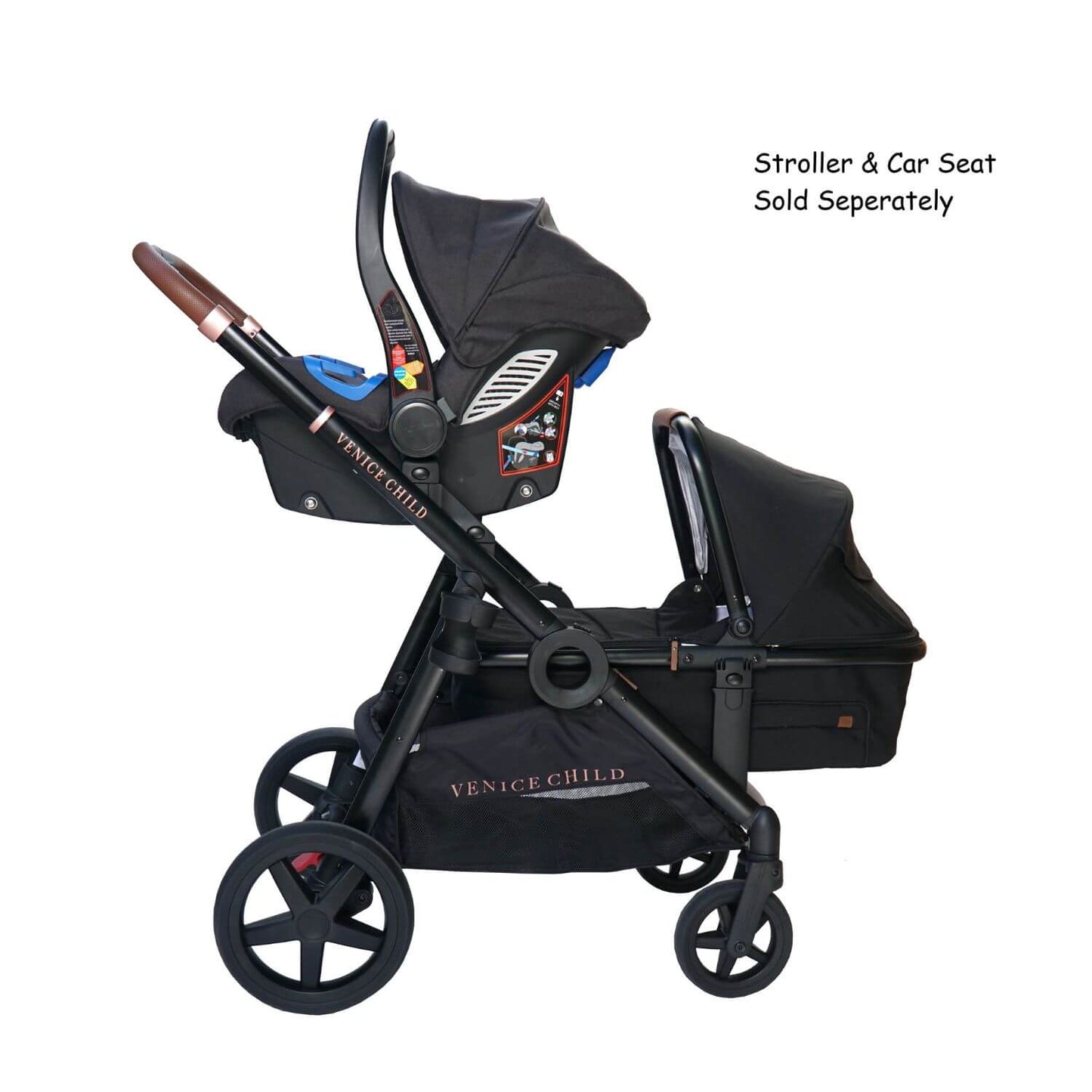 Venice Child Maverick Stand-Alone Bassinet | Eclipse