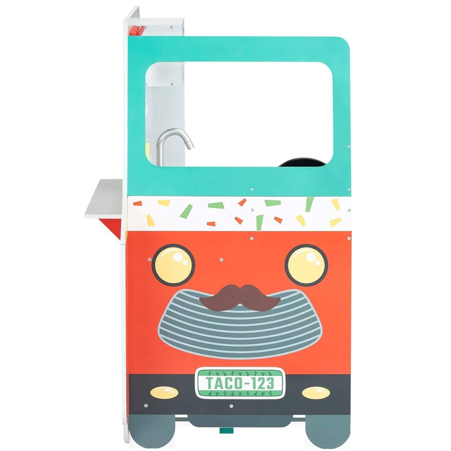 Teamson Kids My Little Helper Kids Play Taco Truck Playset on a white background