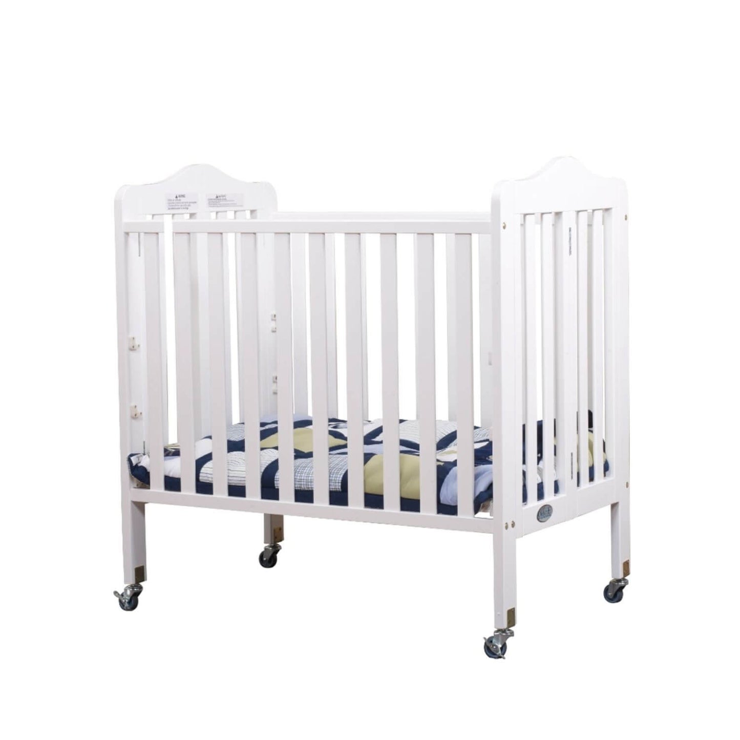 Orbelle Noa Three level Mini Portable Crib White