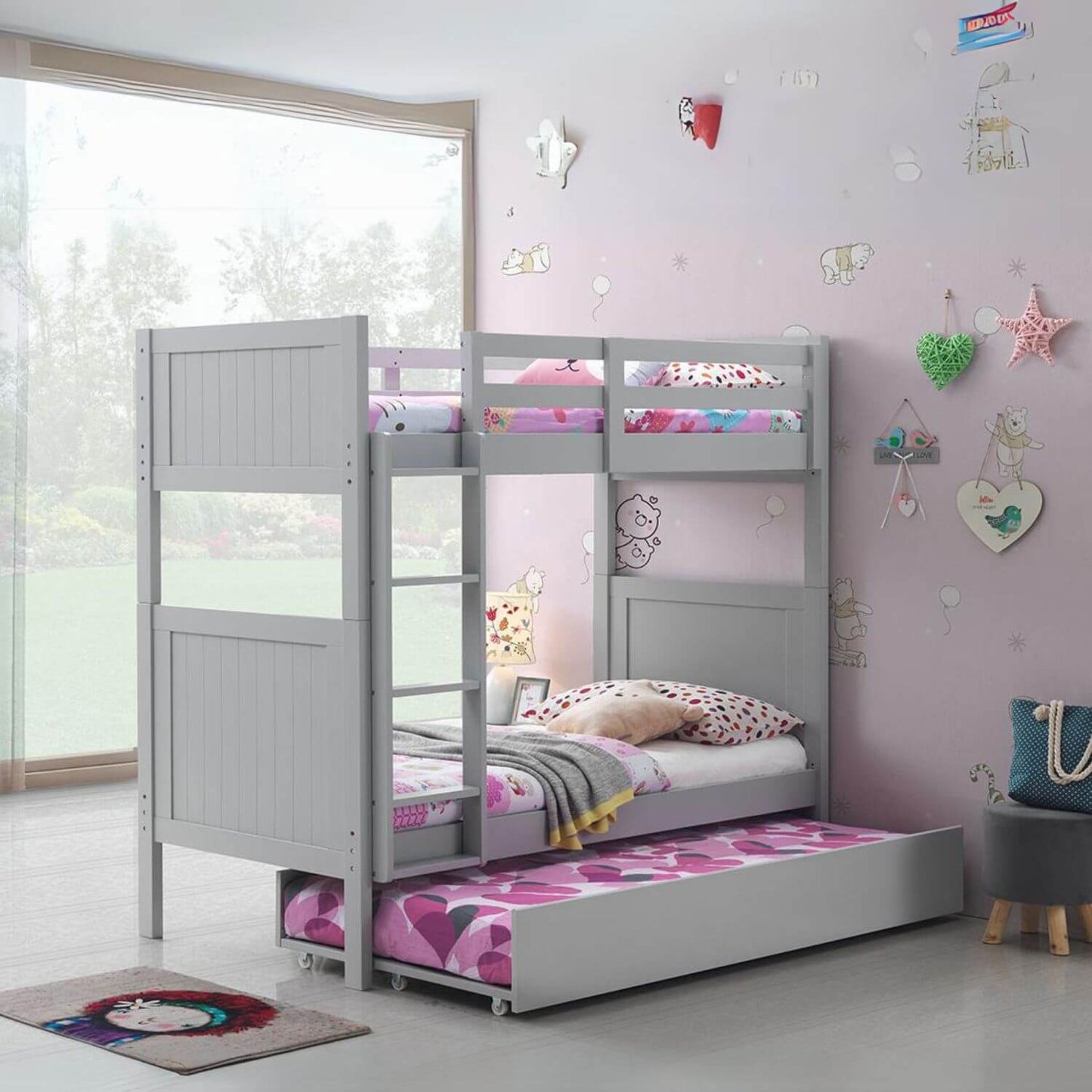 Orbelle Bunk Bed Model 2022 Gray - Lifestyle