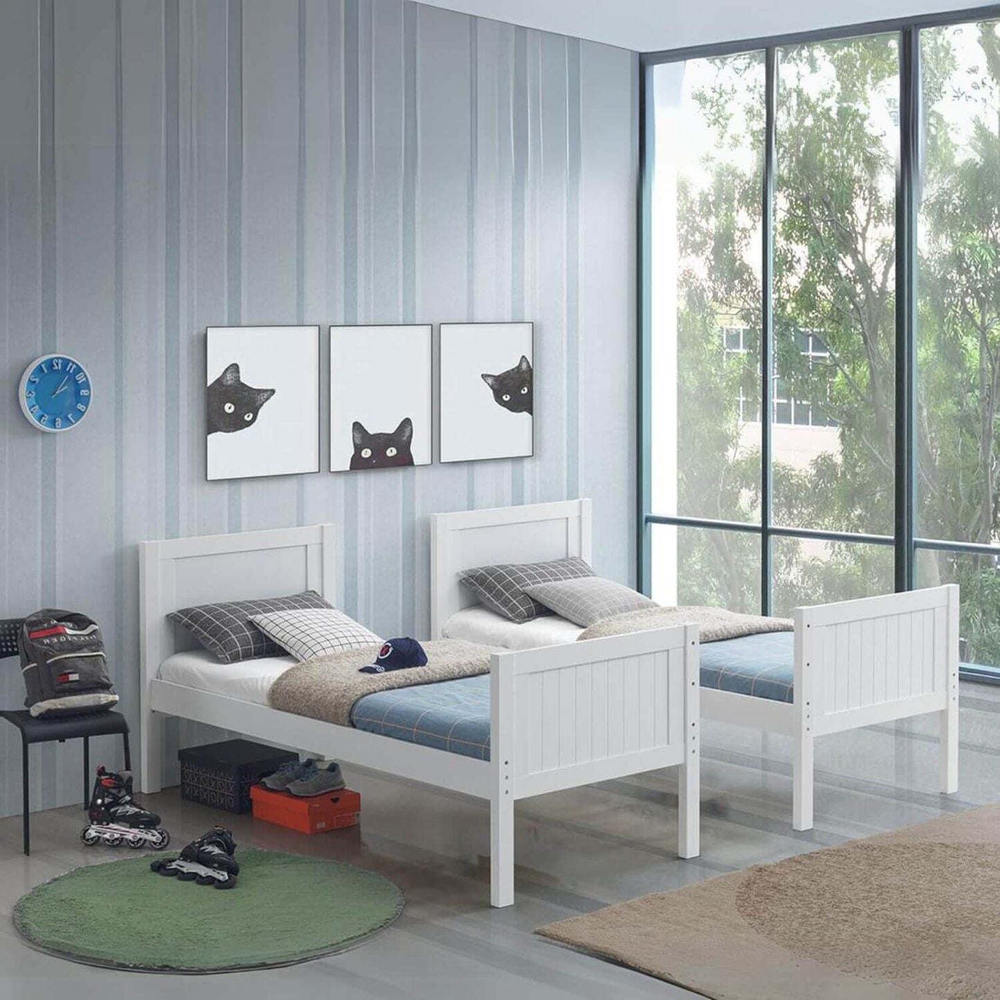 Orbelle Bunk Bed Model 2022 White - Lifestyle
