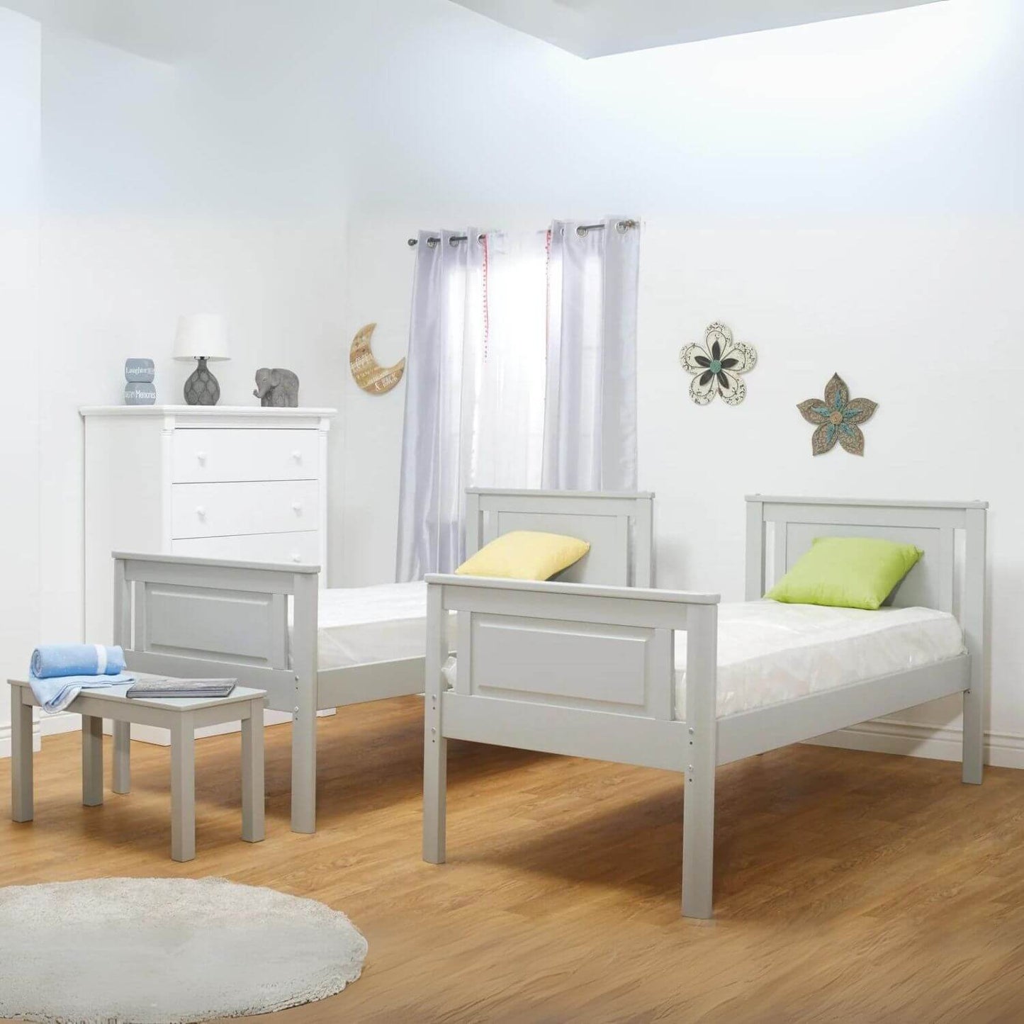 Orbelle Bunk Bed Model 302 Gray - Lifestyle
