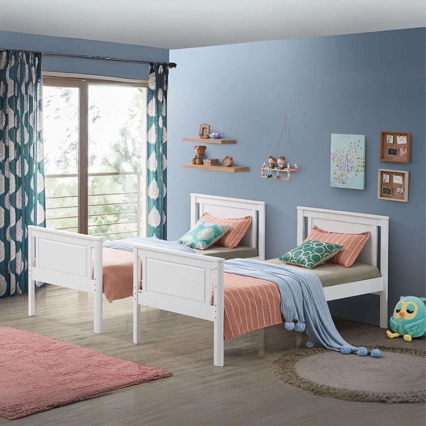 Orbelle Bunk Bed Model 302 White - Lifestyle