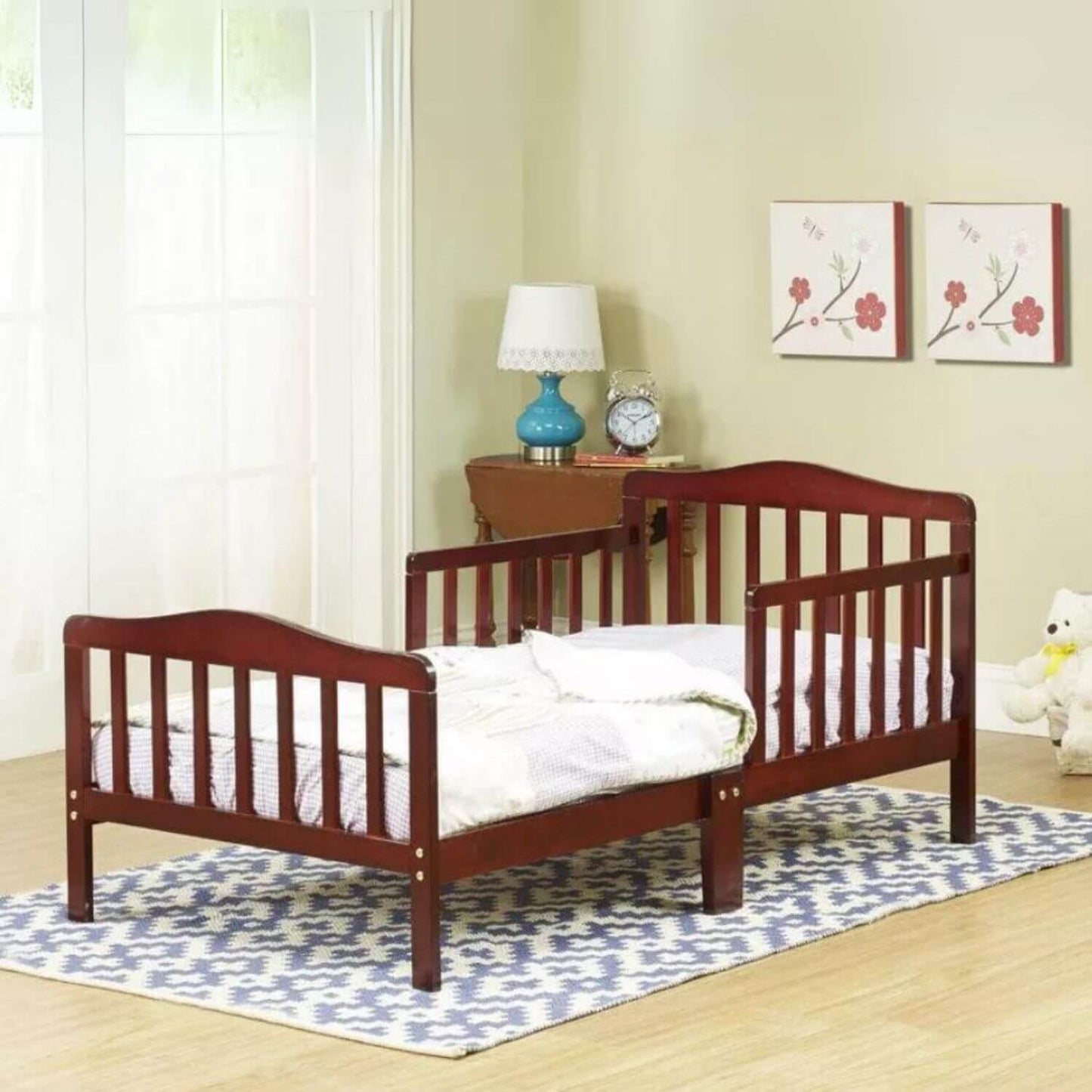 Orbelle Contemporary Toddler bed Cherry - Lifestyle