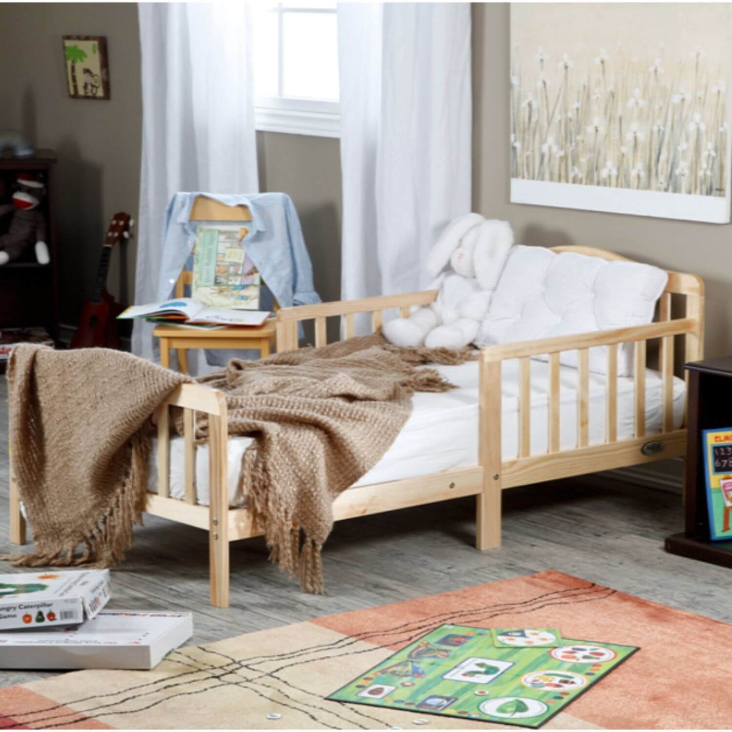 Orbelle Contemporary Toddler bed Natural - Lifestyle