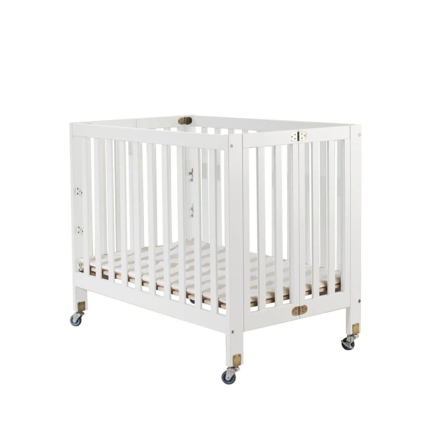Orbelle Roxy Three Level Mini Portable Crib White
