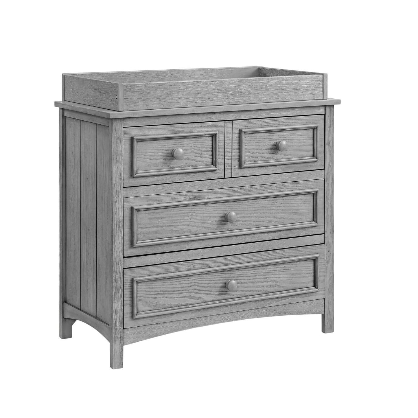 Oxford Baby Bennett Changing Topper (RTA) For 3 DR | Rustic Gray
